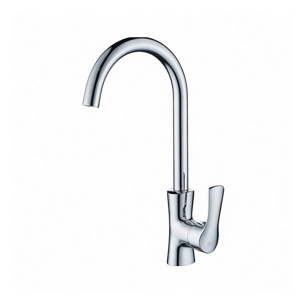 Copper Alloy Single Hole Kitchen Sink Faucet, 7.68x14.57x4.33in, Pkg Qty 2