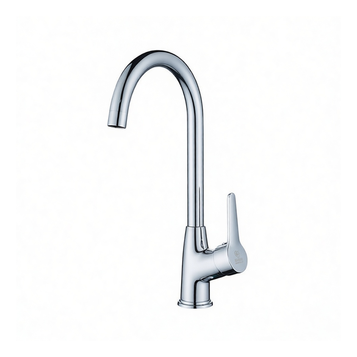 Copper Alloy Single Hole Kitchen Sink Faucet, 7.68x14.17x4.33in, Pkg Qty 2
