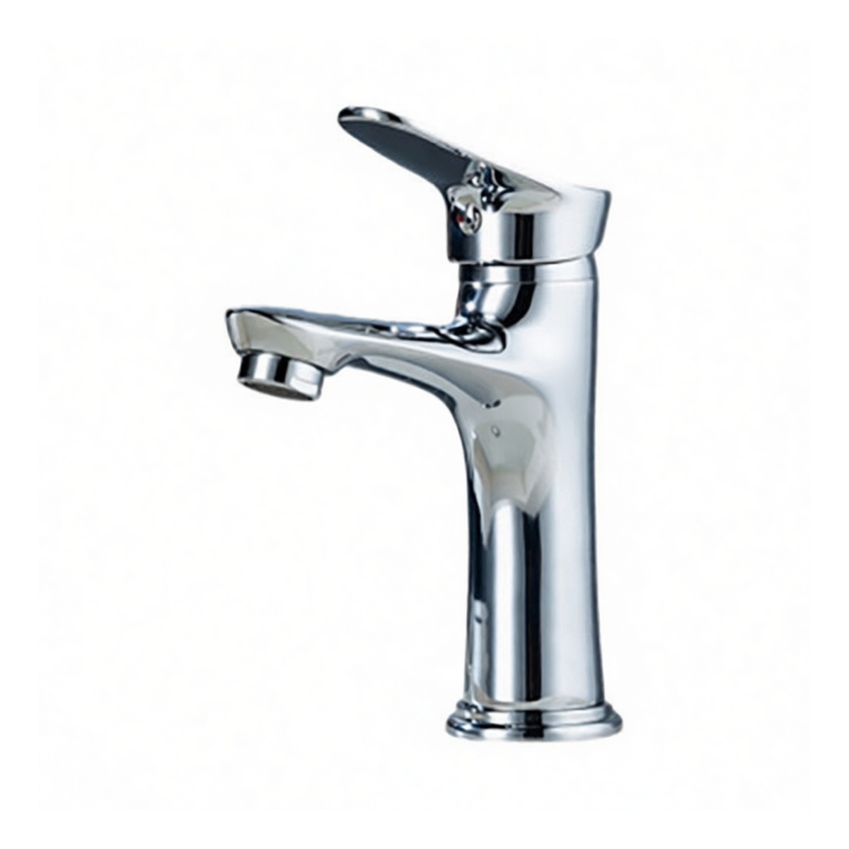 Copper Alloy Single Hole Bathroom Sink Faucet, 5.3x6.3in, Pkg Qty 2