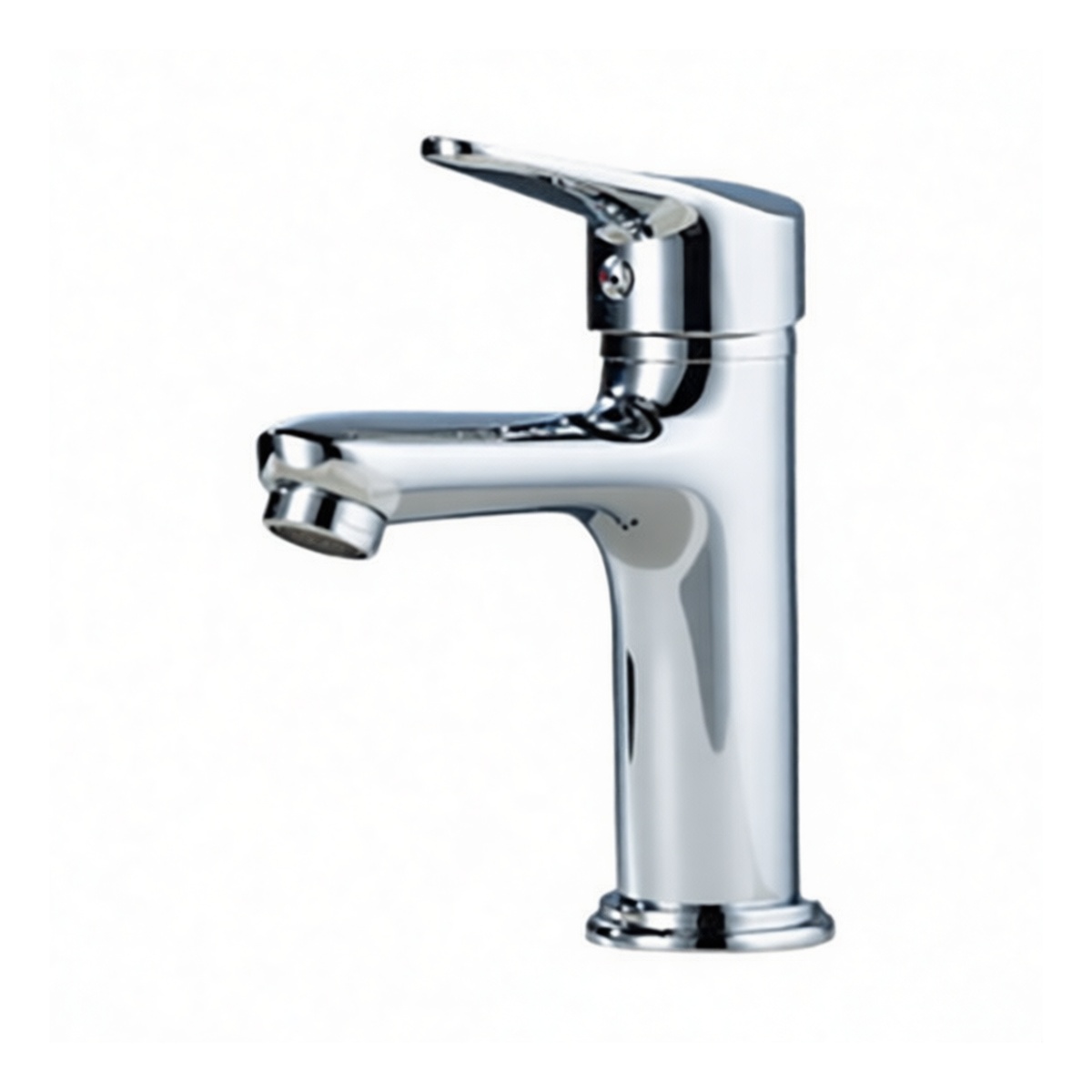 Copper Alloy Single Hole Bathroom Sink Faucet, 5.1x5.9 in, Pkg Qty 2