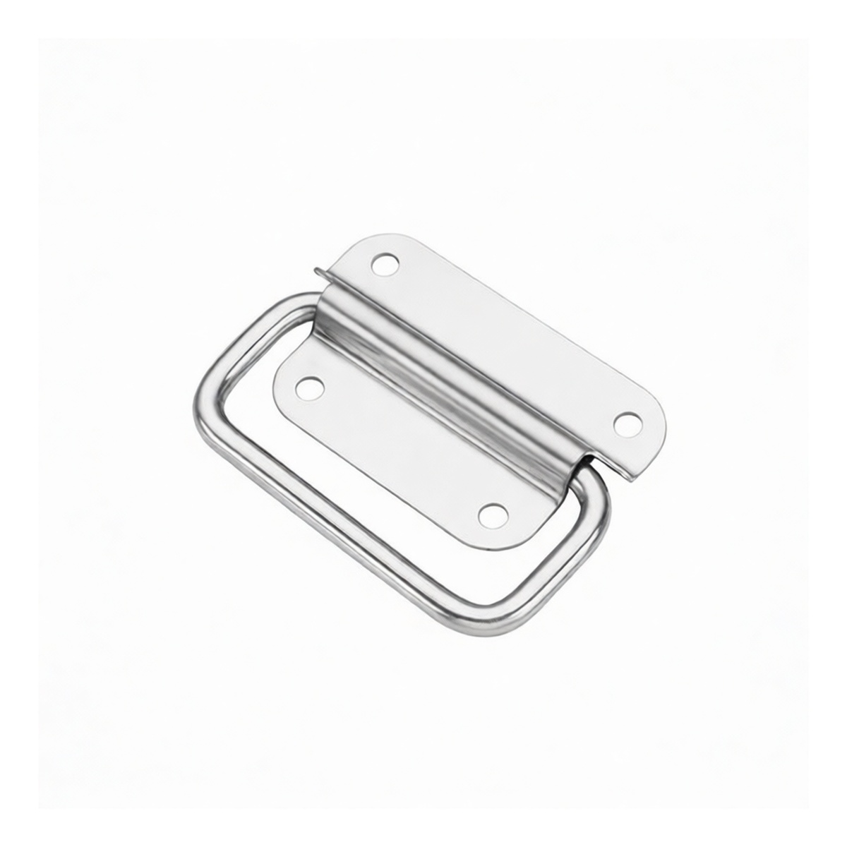 Stainless Steel Folding Hand Knob, 3.15 in, Silver Finish, Pkg Qty 36