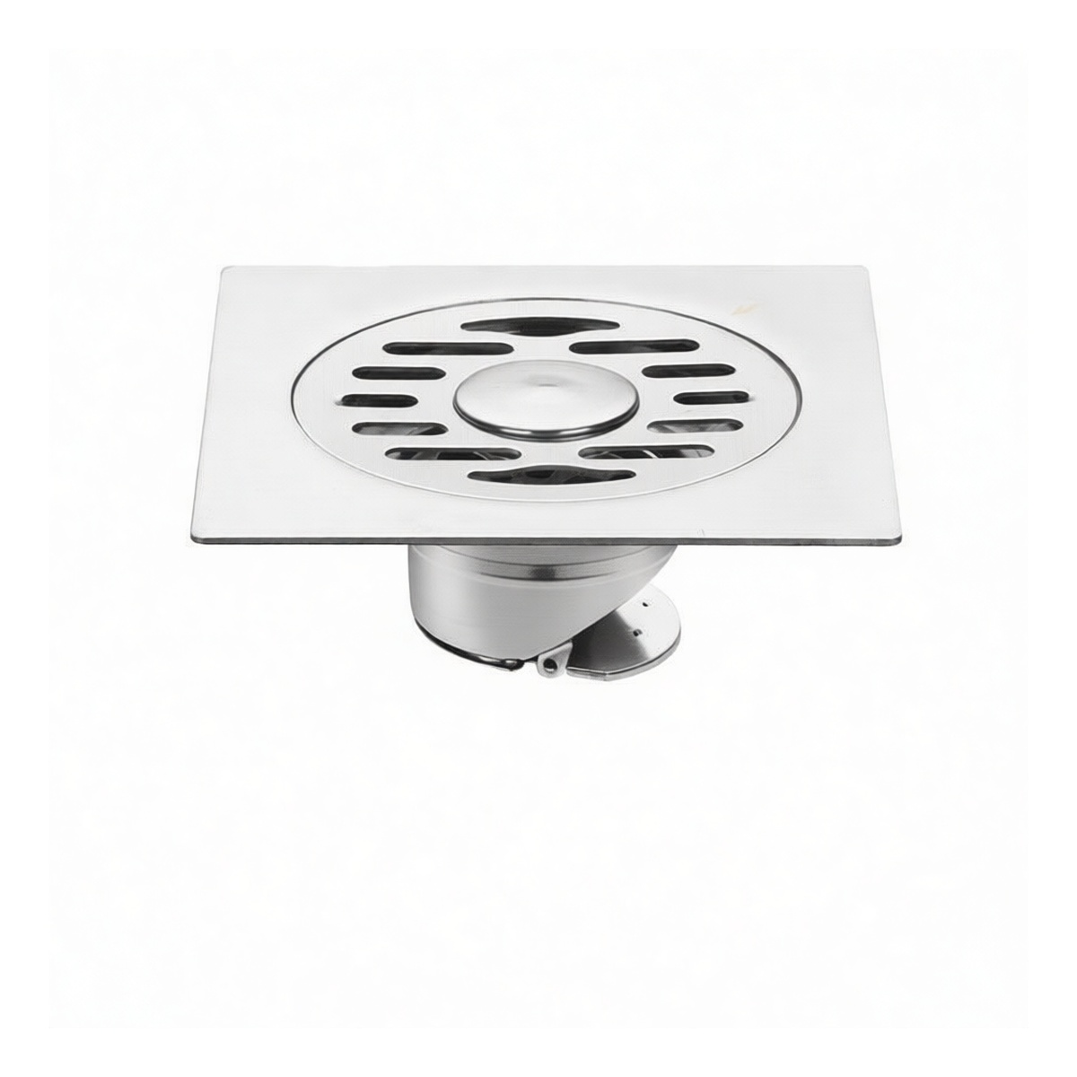 Stainless Steel 5.91x5.91 in Anti-Odor Floor Drain for Washing Machine, Pkg Qty 20