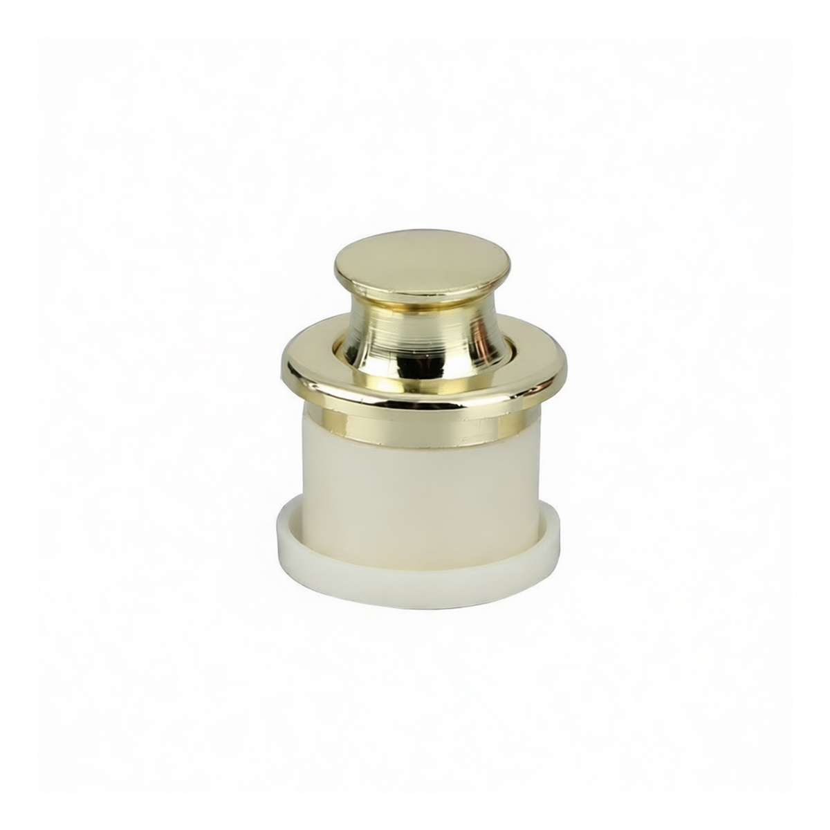 Zinc Alloy Bright Gold Push-to-Open Latch, 1.3 x 1.22 in, Pkg Qty 25