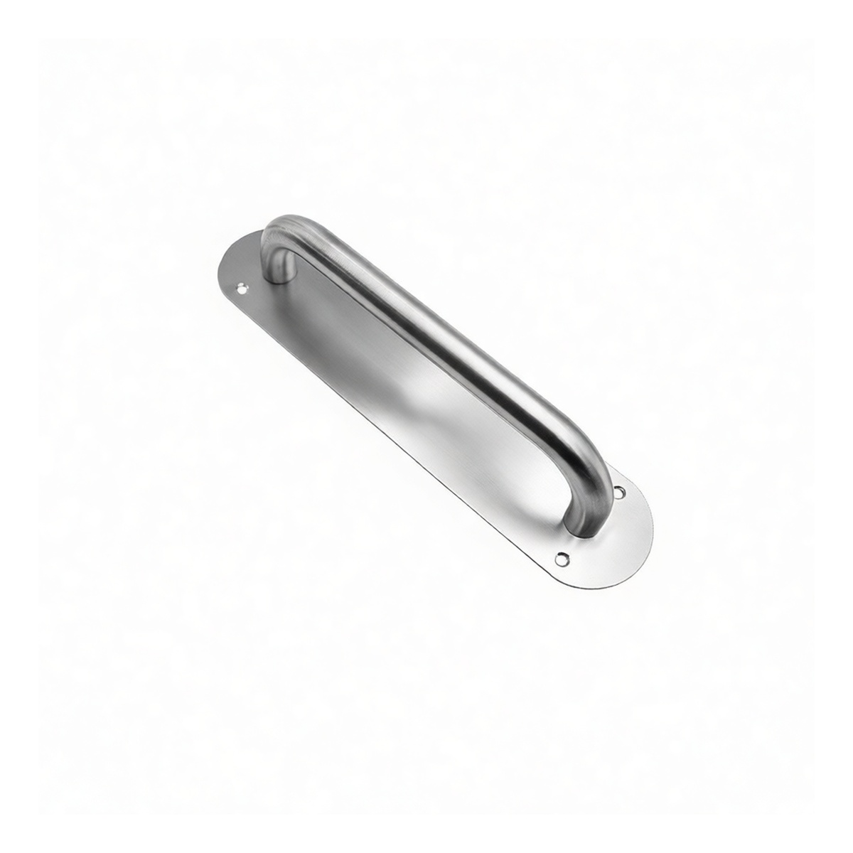 Stainless Steel Hand Knob, 11.02 x 2.56 in, Silver Finish, Pkg Qty 12