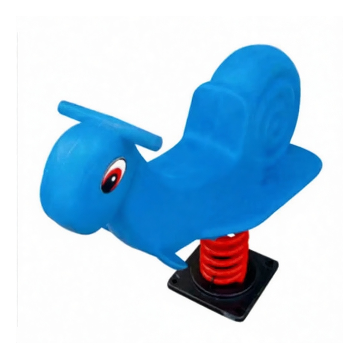 Snail Rocking Bench, 36.2 Inch Backless, 150 lb Capacity, Playground