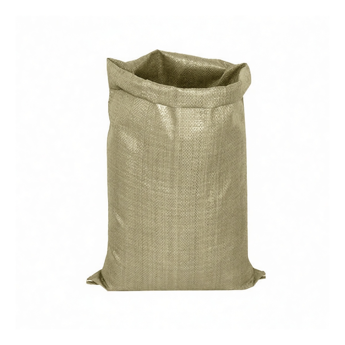 Gray Polypropylene Woven Bag 31.5x37.4 in 22 lbs Load Open Top, Pkg Qty 2