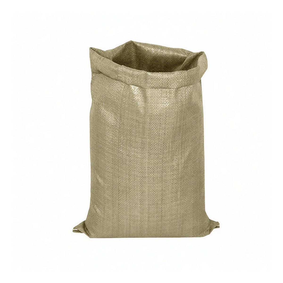 Gray Polypropylene Woven Bag 29.5x33.5 in 22 lbs Load Open Top, Pkg Qty 2