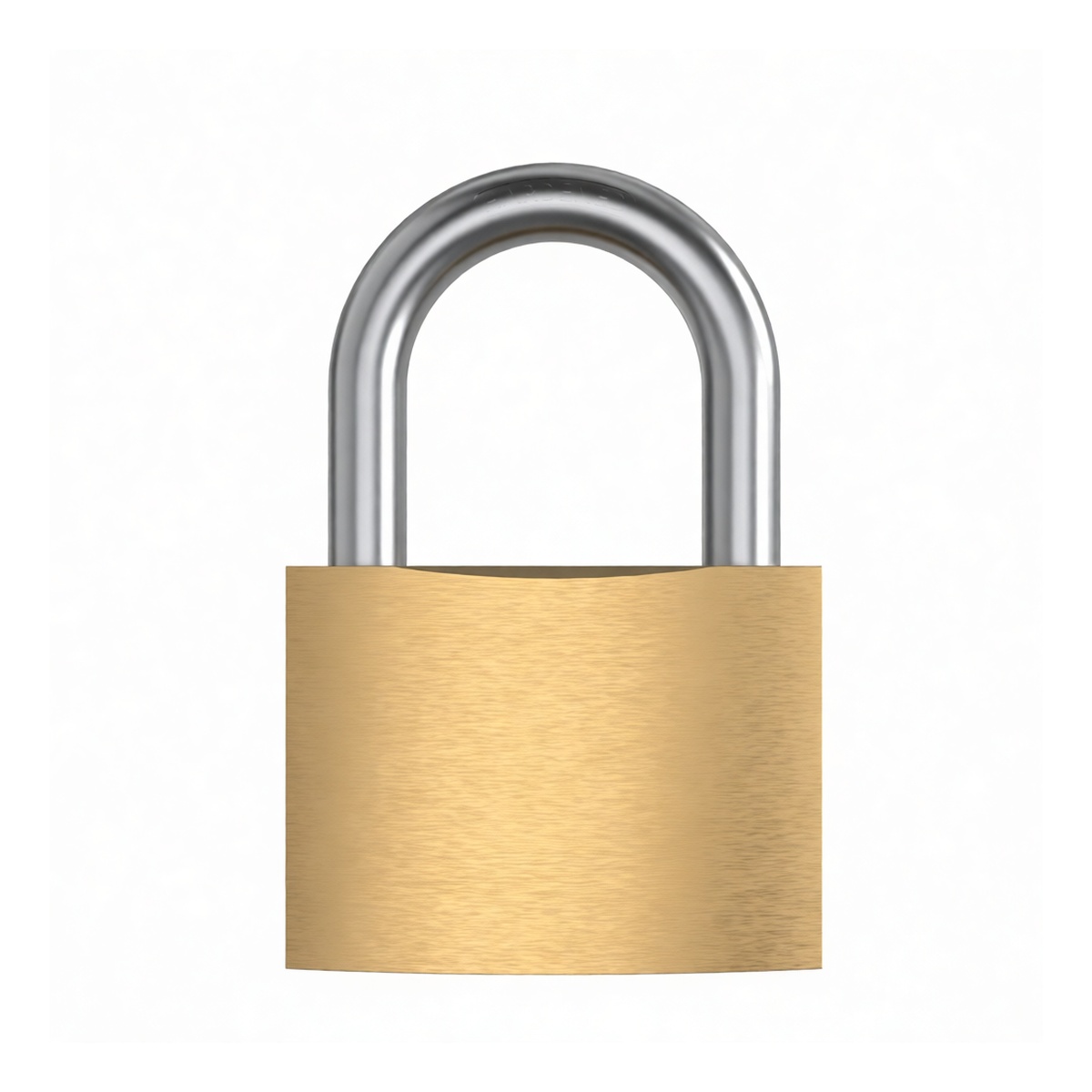 Brass Padlock, 1.26 Inch, Natural Finish for Cable Locks, Pkg Qty 12