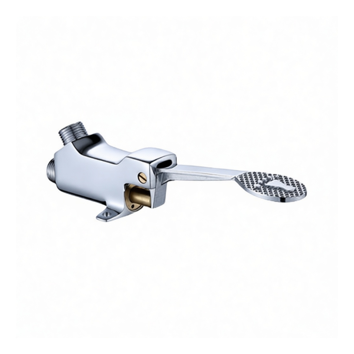 Brass Foot Pedal Faucet for Mop Sink, 9.25x2.28 in, Pkg Qty 2