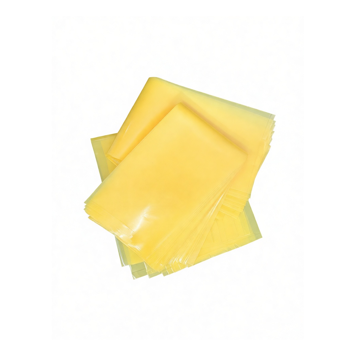 VCI Flat Polyethylene Bags 23.6x31.5 In Yellow, Pkg Qty 100