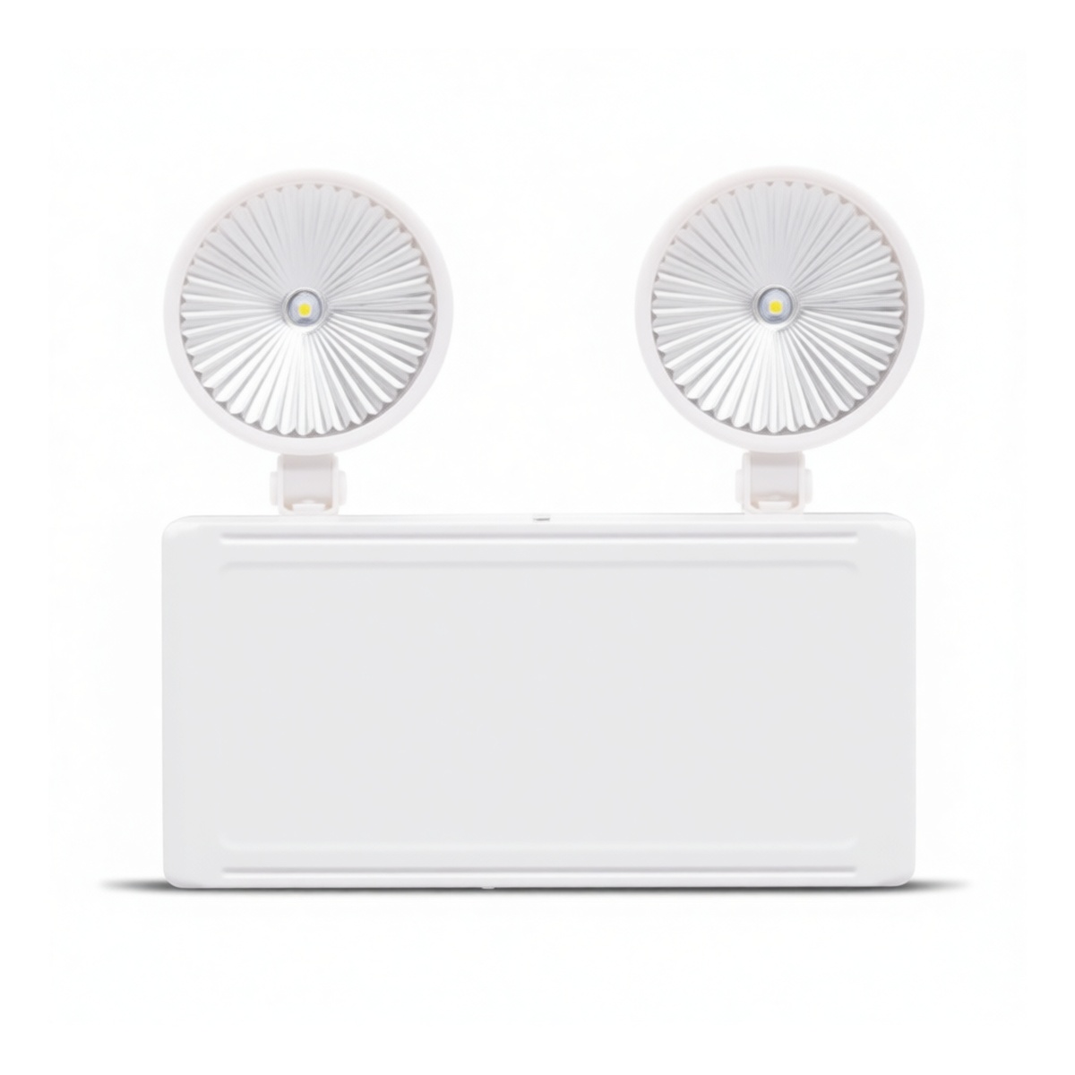 Dual Head Emergency Light 3W NiCd Battery Wall Mount 90 Min, Pkg Qty 20