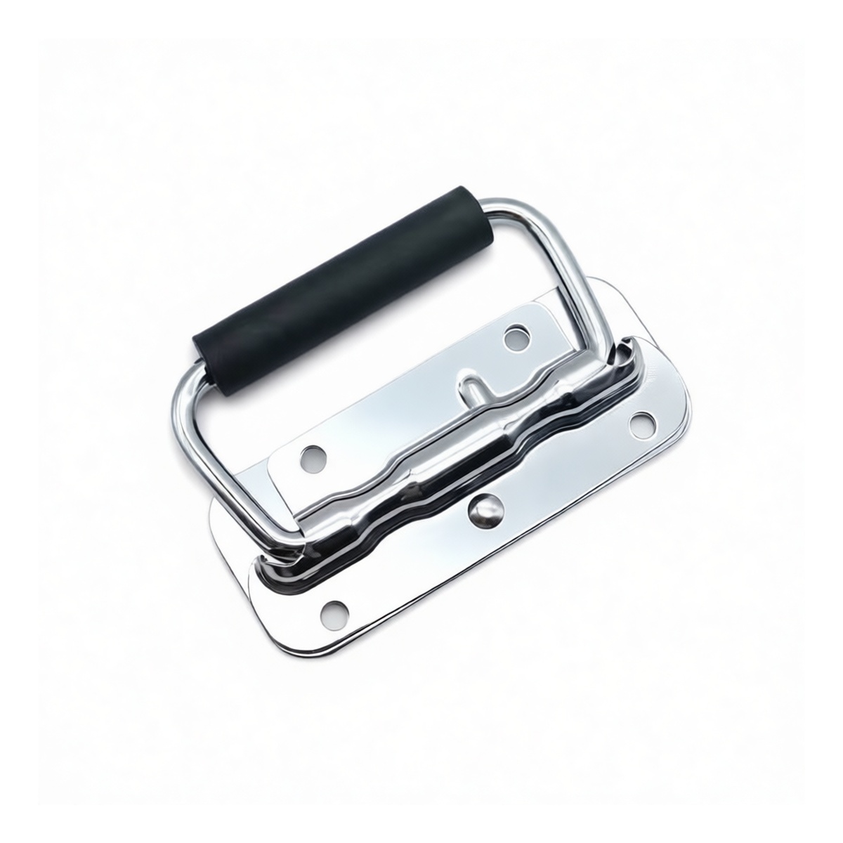 Chrome-Plated Iron Toolbox Spring Handle, 3.94 in, Pkg Qty 50