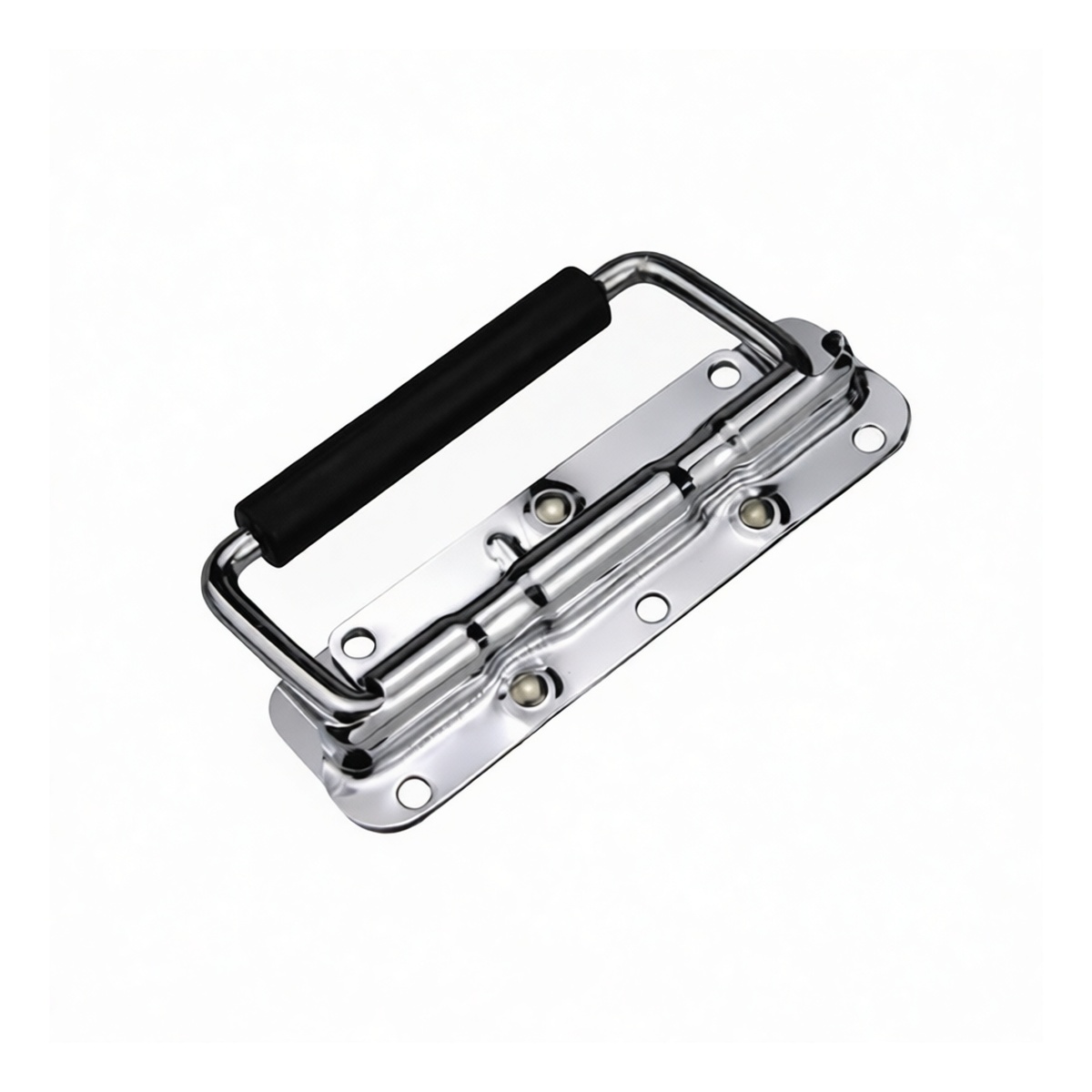 Chrome-Plated Iron Toolbox Spring Handle, 5.51 Inches, Pkg Qty 36