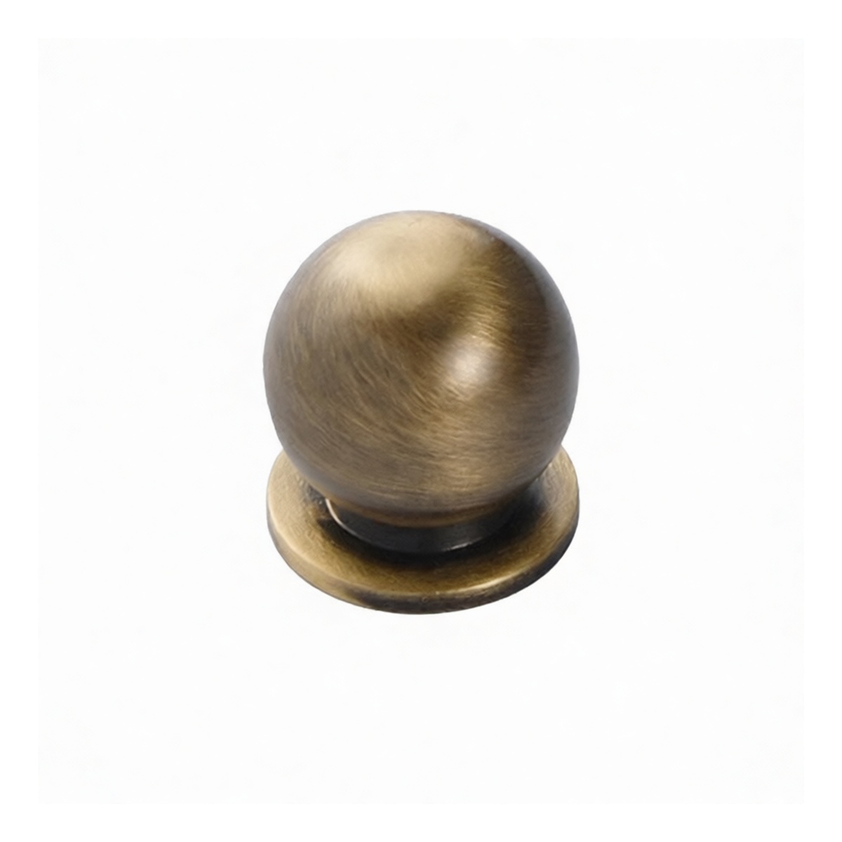 Bronze Metal Hand Knob, 1/4-20 Thread, 0.51 in Diameter, Pkg Qty 36