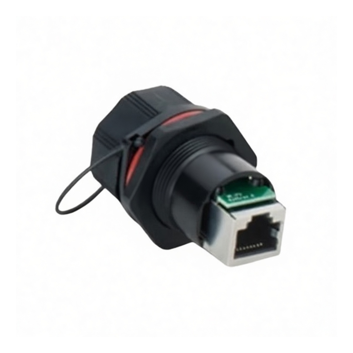 RJ45 Ethernet Connector Plastic 300V 1A for Data Networks, Pkg Qty 12