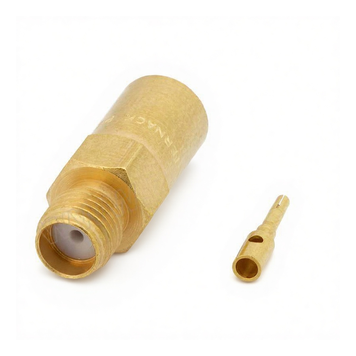 SMA Female Straight Connector Copper 50V 1A for Coaxial Cable