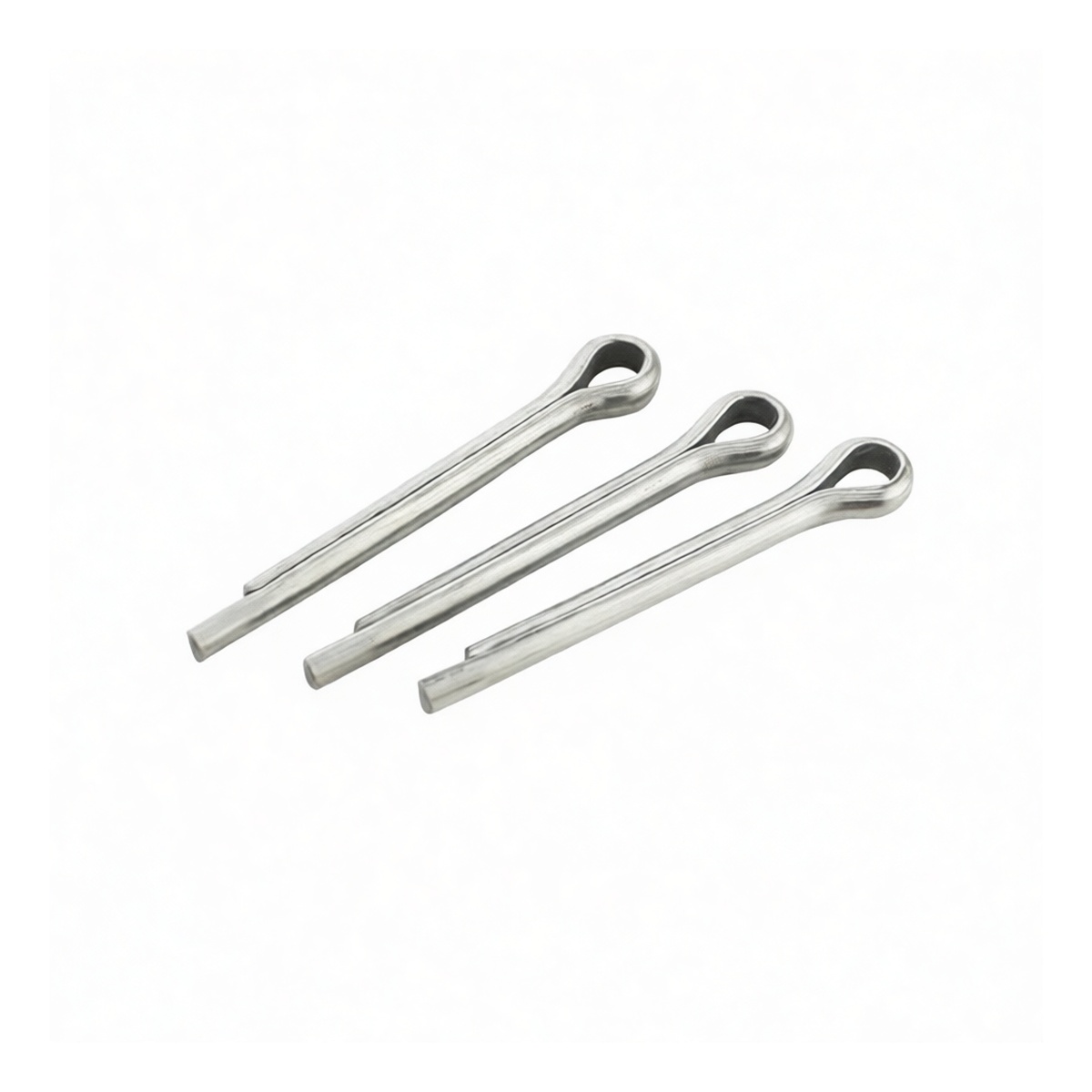 Zinc Plated Carbon Steel Cotter Pin, 0.197" x 0.984", Pkg Qty 1000