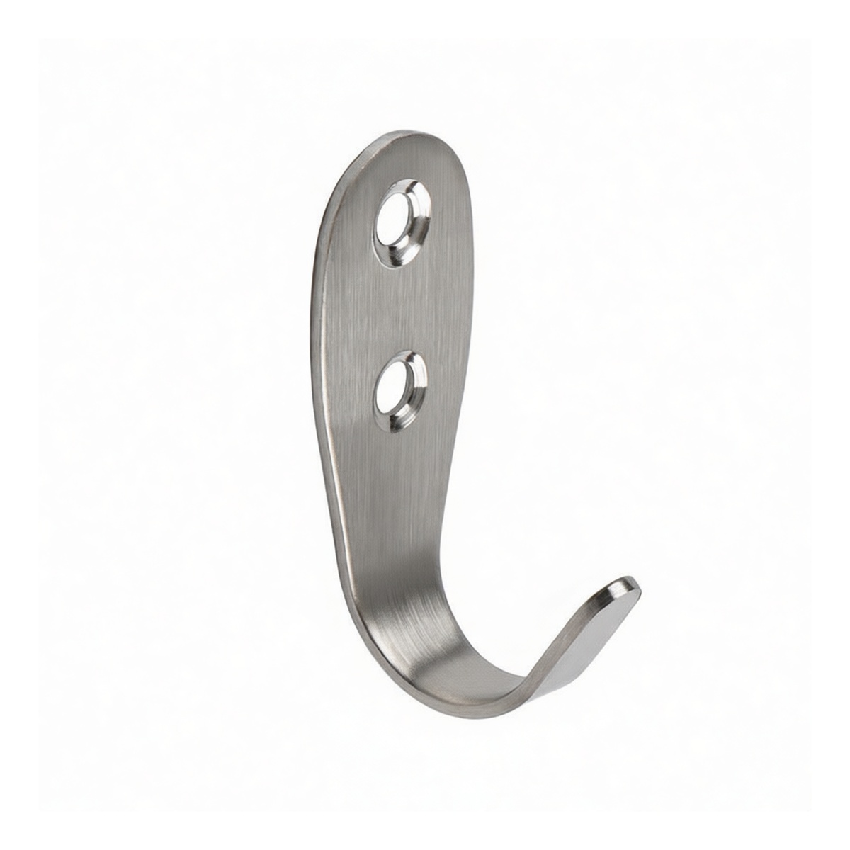 Stainless Steel Brushed Hook, 2.56 Inch, Pkg Qty 100