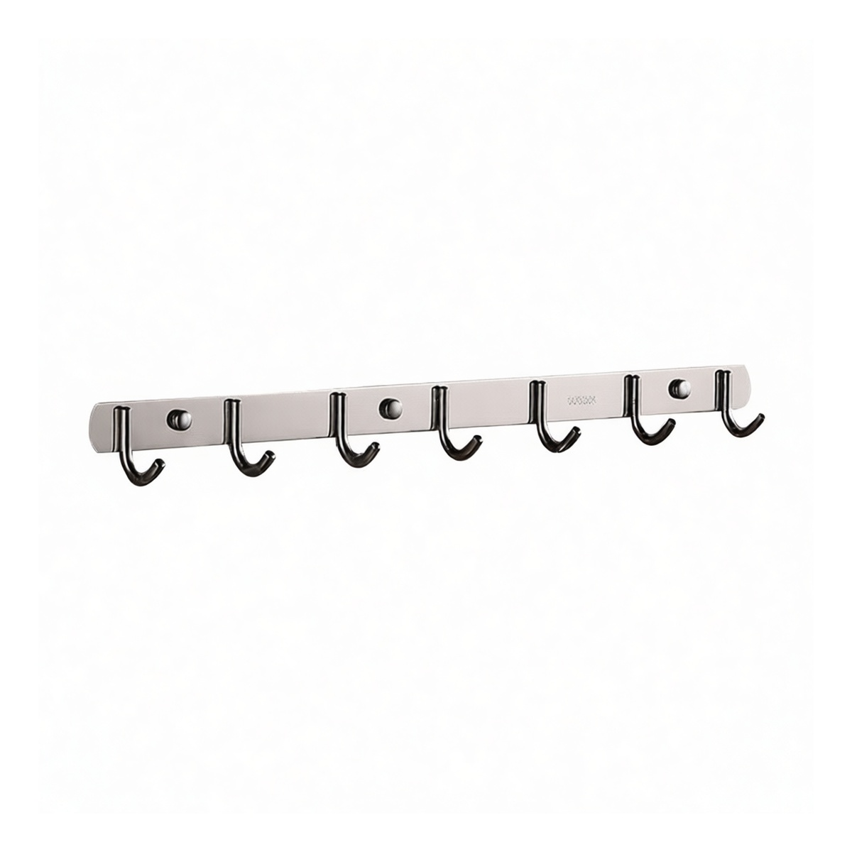 Stainless Steel Round Utility Hooks, 20 lbs Capacity, 7-Hook Set, Pkg Qty 8