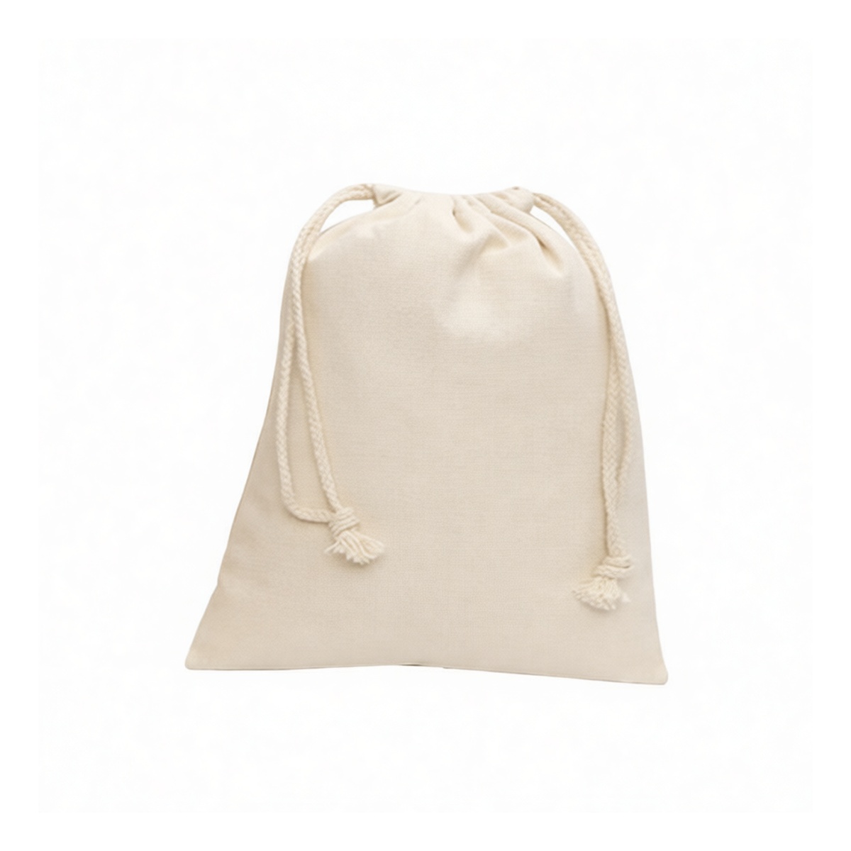 Cotton Drawstring Bag 19.7x15.7 in 22 lbs Capacity, Pkg Qty 20