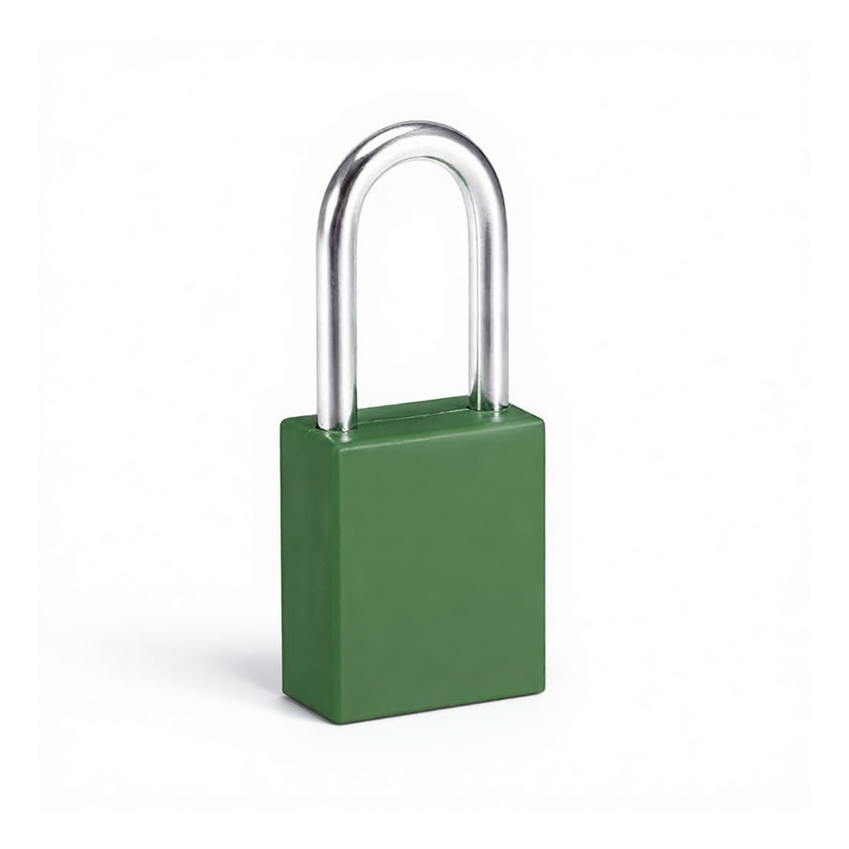 Engineering Plastic Safety Padlock, 1.5 in Shackle, Keyed Alike, Pkg Qty 24