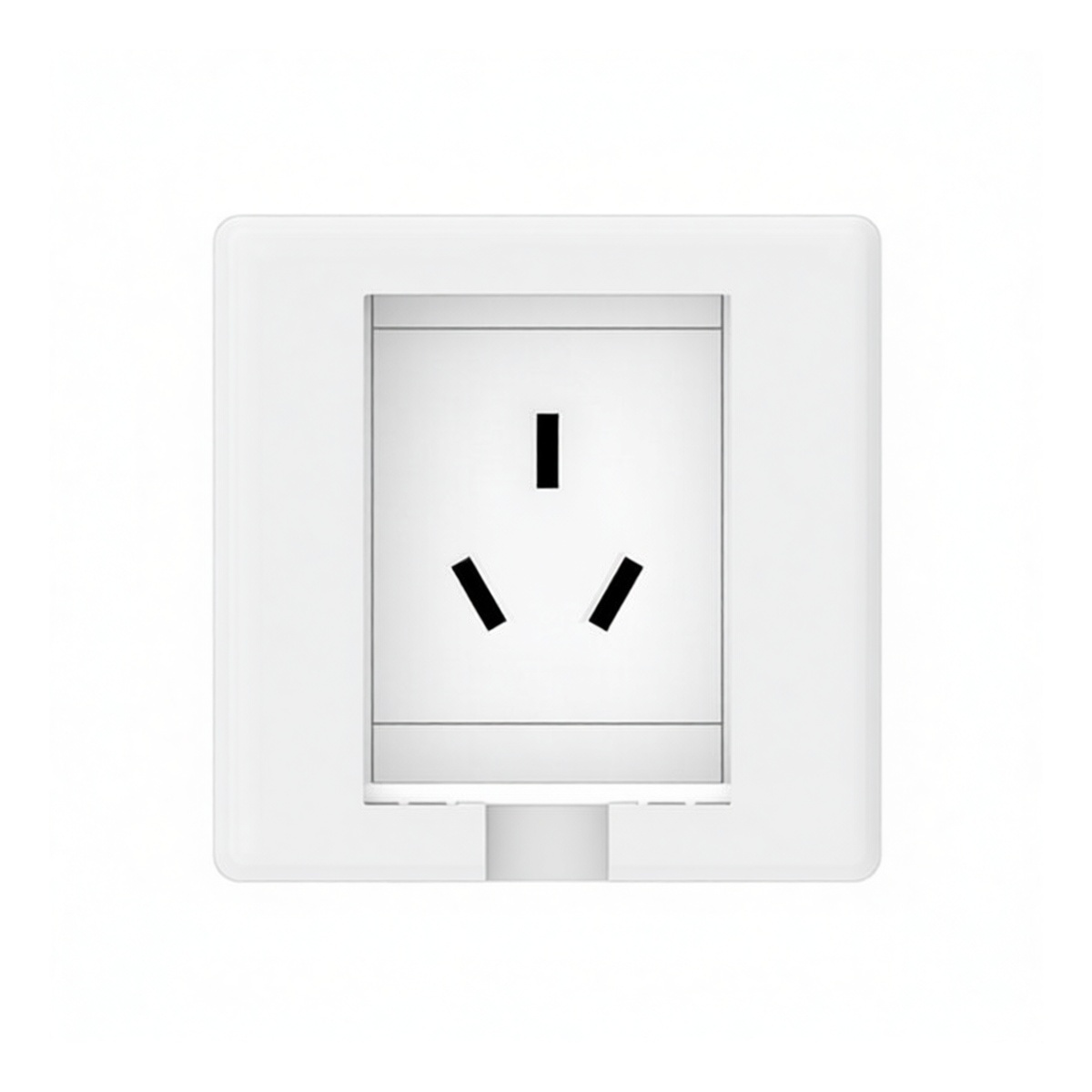 16A 250V Plastic Socket Outlet for Electrical Wiring, Pkg Qty 100