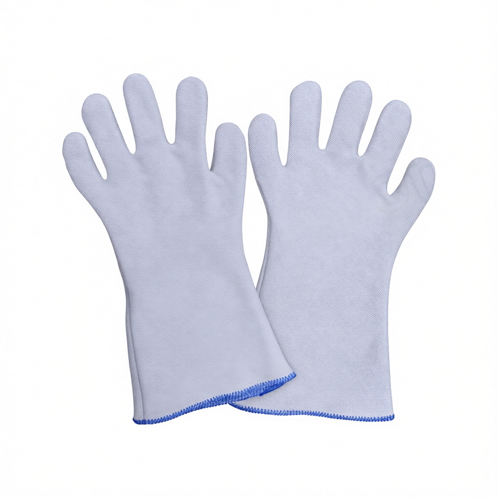 Aramid High-Temp Safety Gloves, 250°F, 14 Inches, Medium Size, Pkg Qty 12