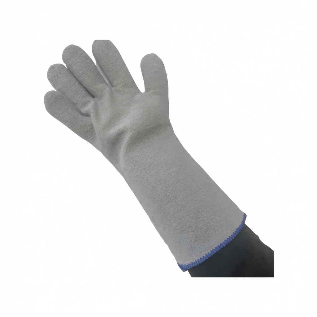 High-Temperature Aramid Safety Gloves, 250°F, 14 Inches, Medium, Pkg Qty 12