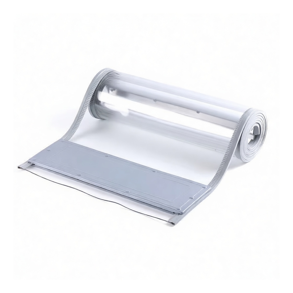 Magnetic PVC Screen Door Curtain, 17.7 x 98.4 Inches, Transparent, Pkg Qty 2