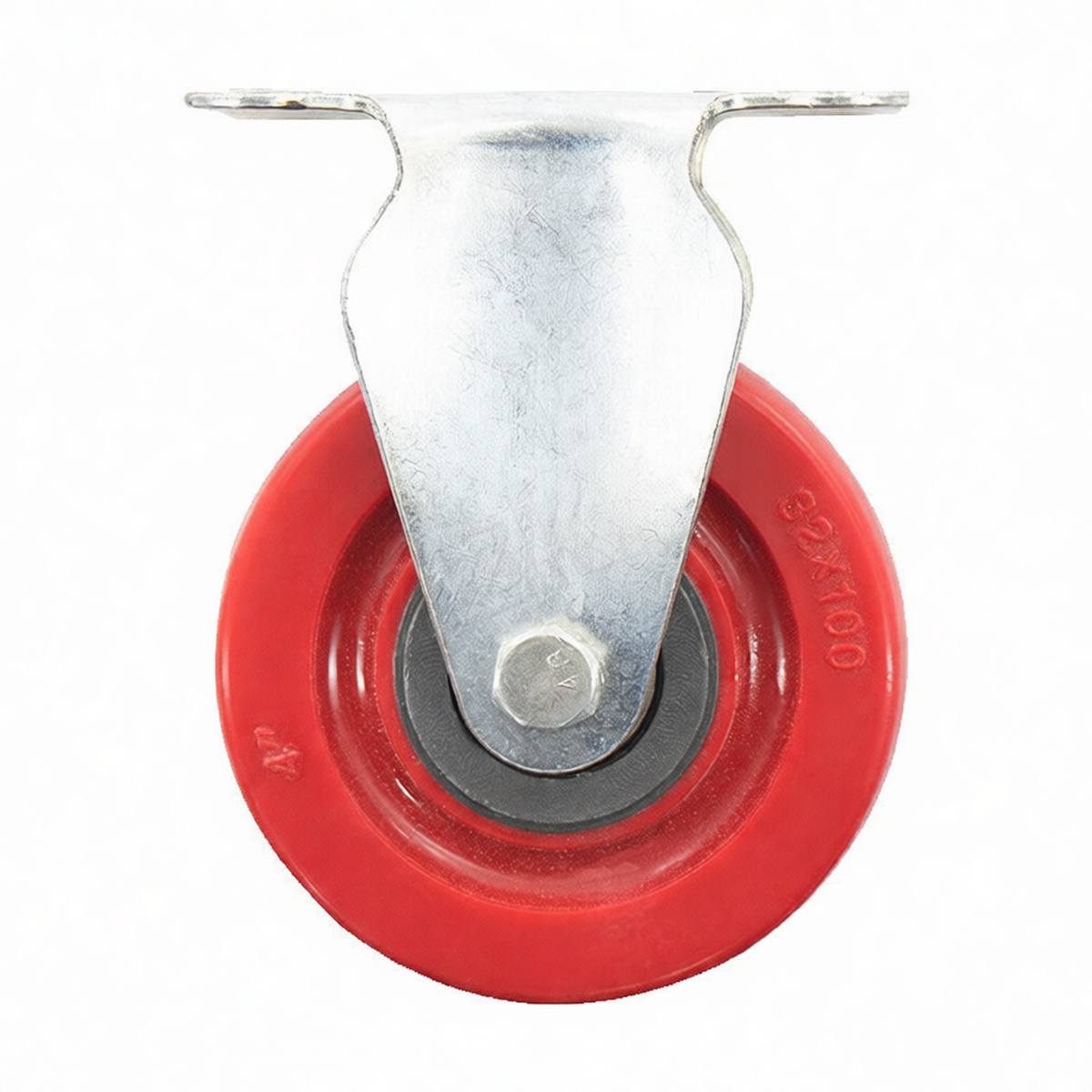 3.0 in PVC Fixed Stem Caster 150 lbs Load Capacity Pkg Qty 25