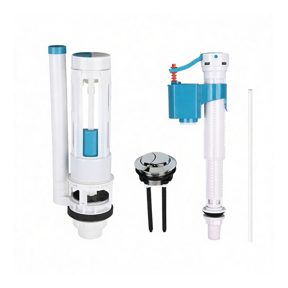 Plastic Toilet Tank Repair Kit with Standard Thread Fittings, Pkg Qty 25