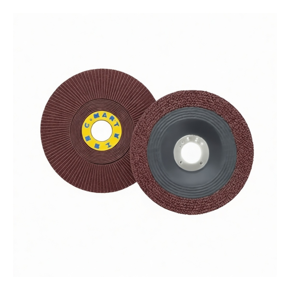 4-Inch Coarse Grit Metal Sanding Discs for Metalworking, Pkg Qty 50
