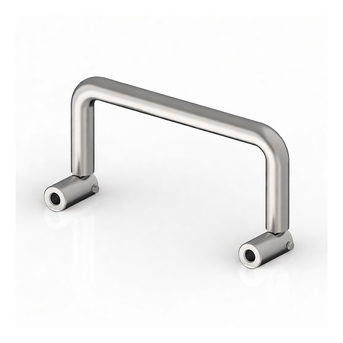 Stainless Steel Polished Folding Hand Knob, 3.54 Inch, M6 Thread, Pkg Qty 25