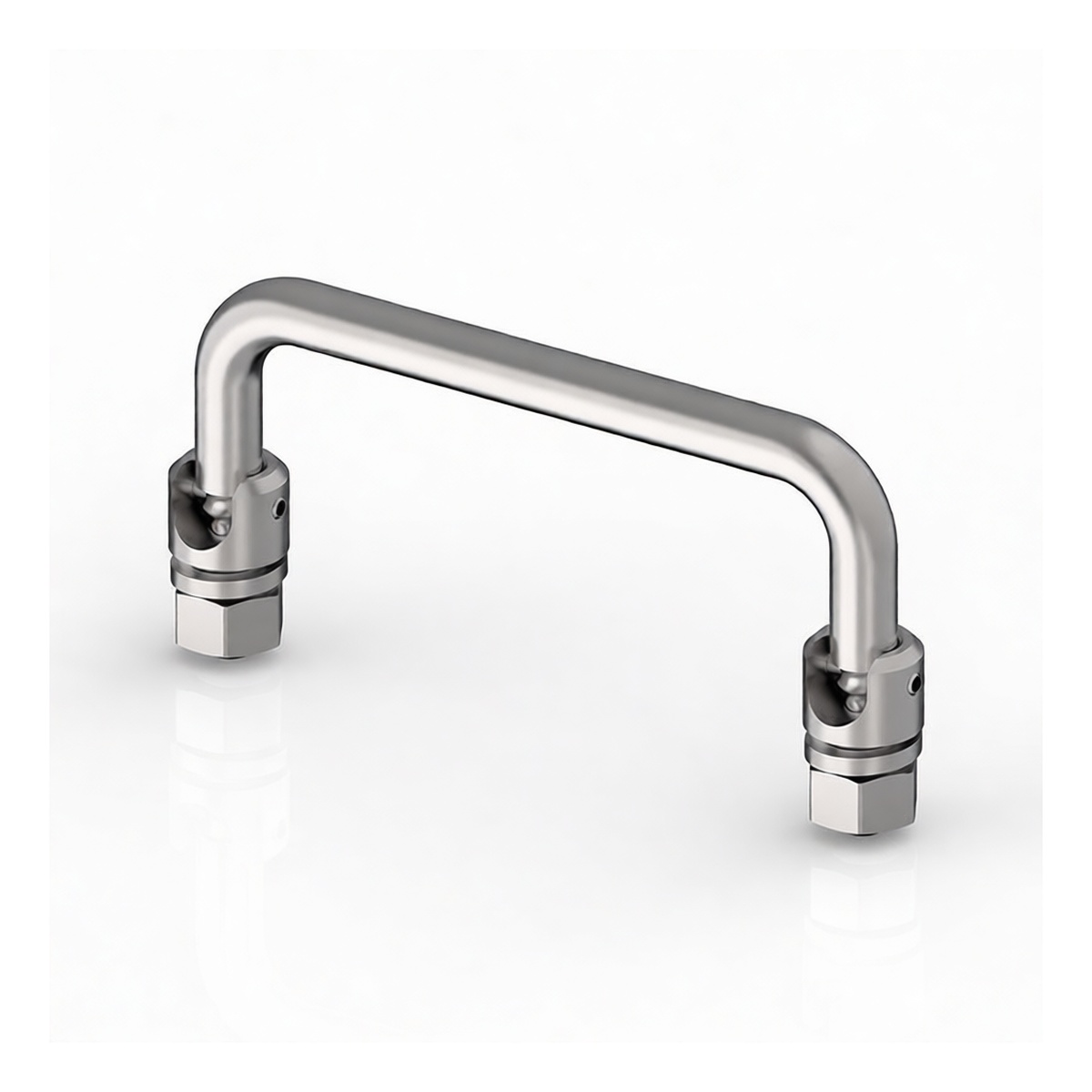 Stainless Steel M6 Hex Nut, 0.39 in Width, Plain Finish, Pkg Qty 12