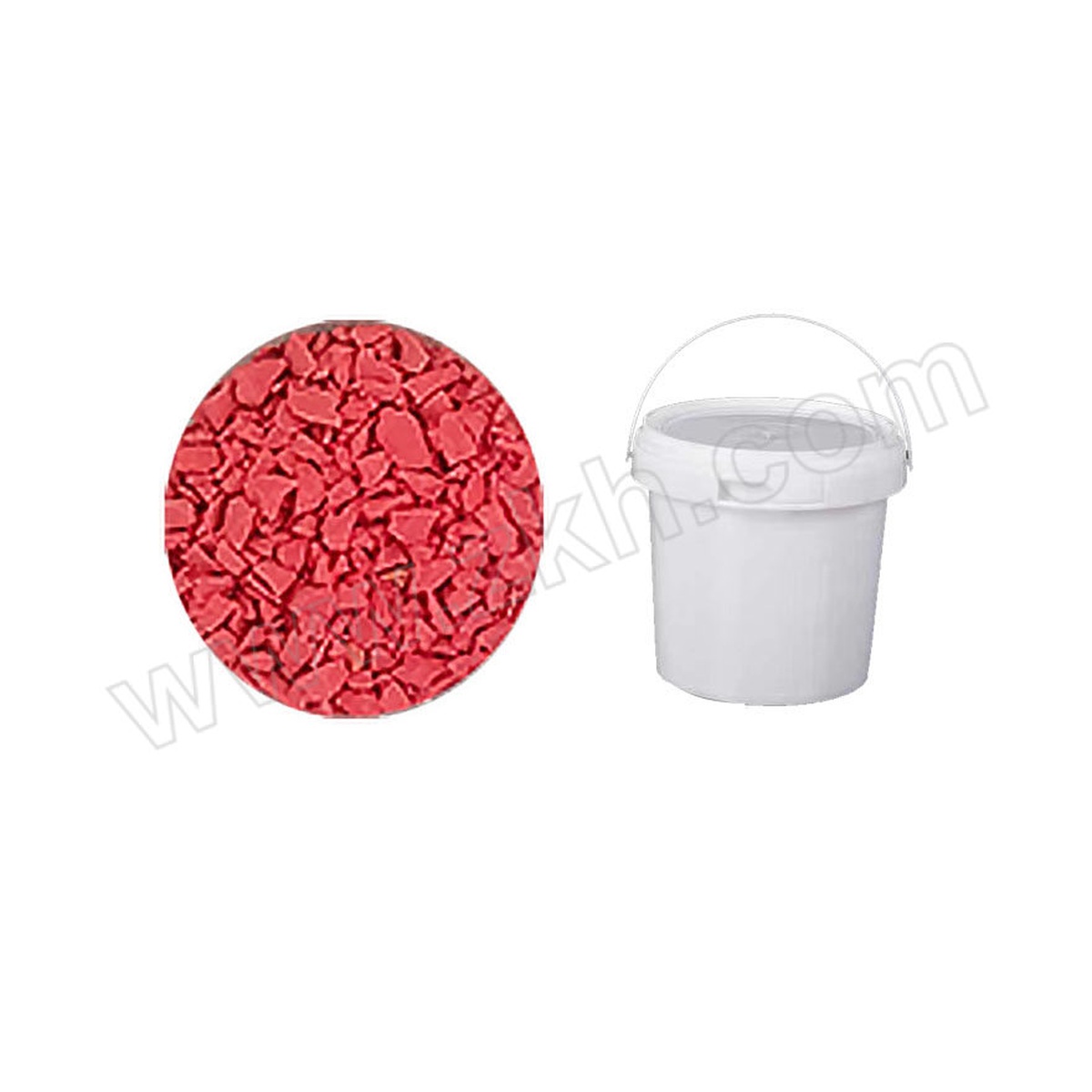 Textured Polyurethane Floor Coating Kit, Red, Covers 100 Sq Ft