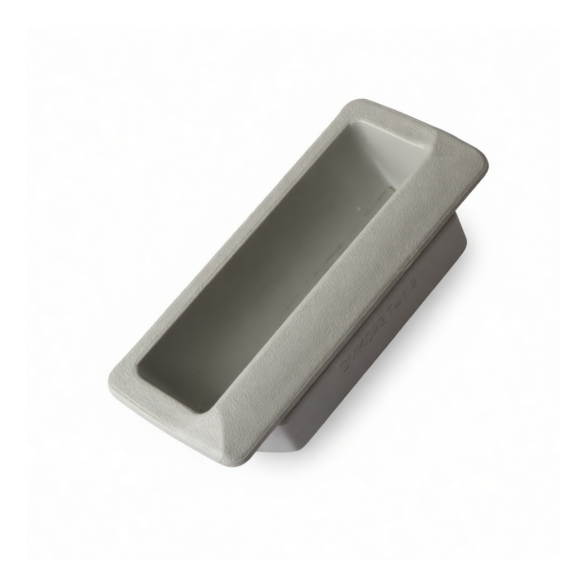 Gray ABS Plastic Hand Knob for 95.5x40 mm Cutout, 4.09x1.89 in, Pkg Qty 100