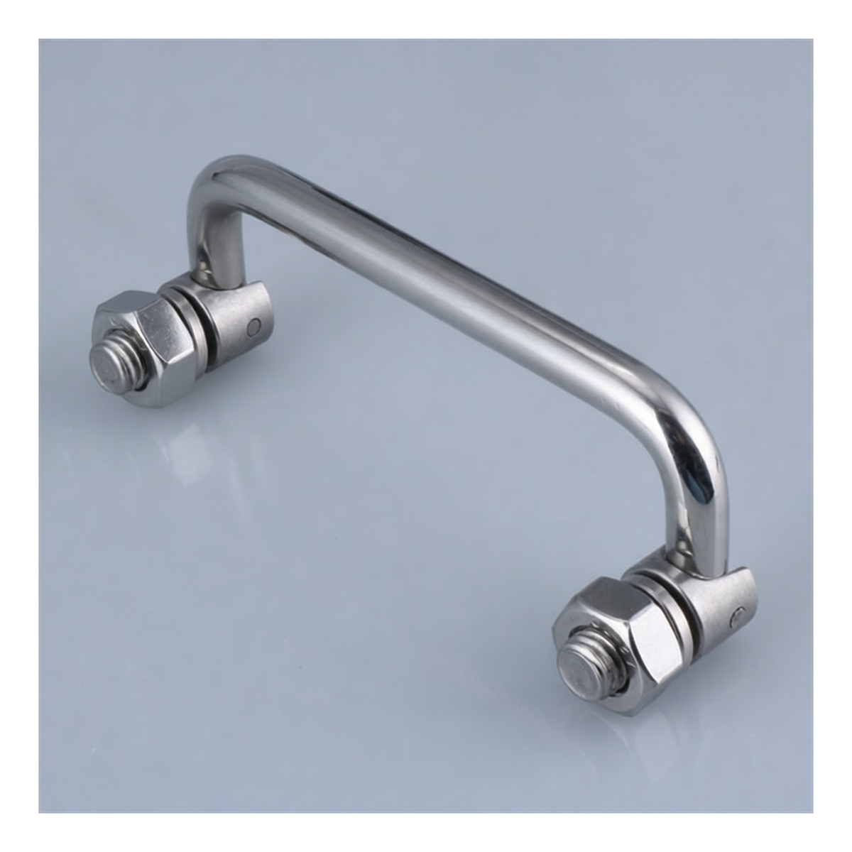 Iron Chrome-Plated Hand Knob, 1.5 in Diameter, 1/4-20 Thread, Pkg Qty 50