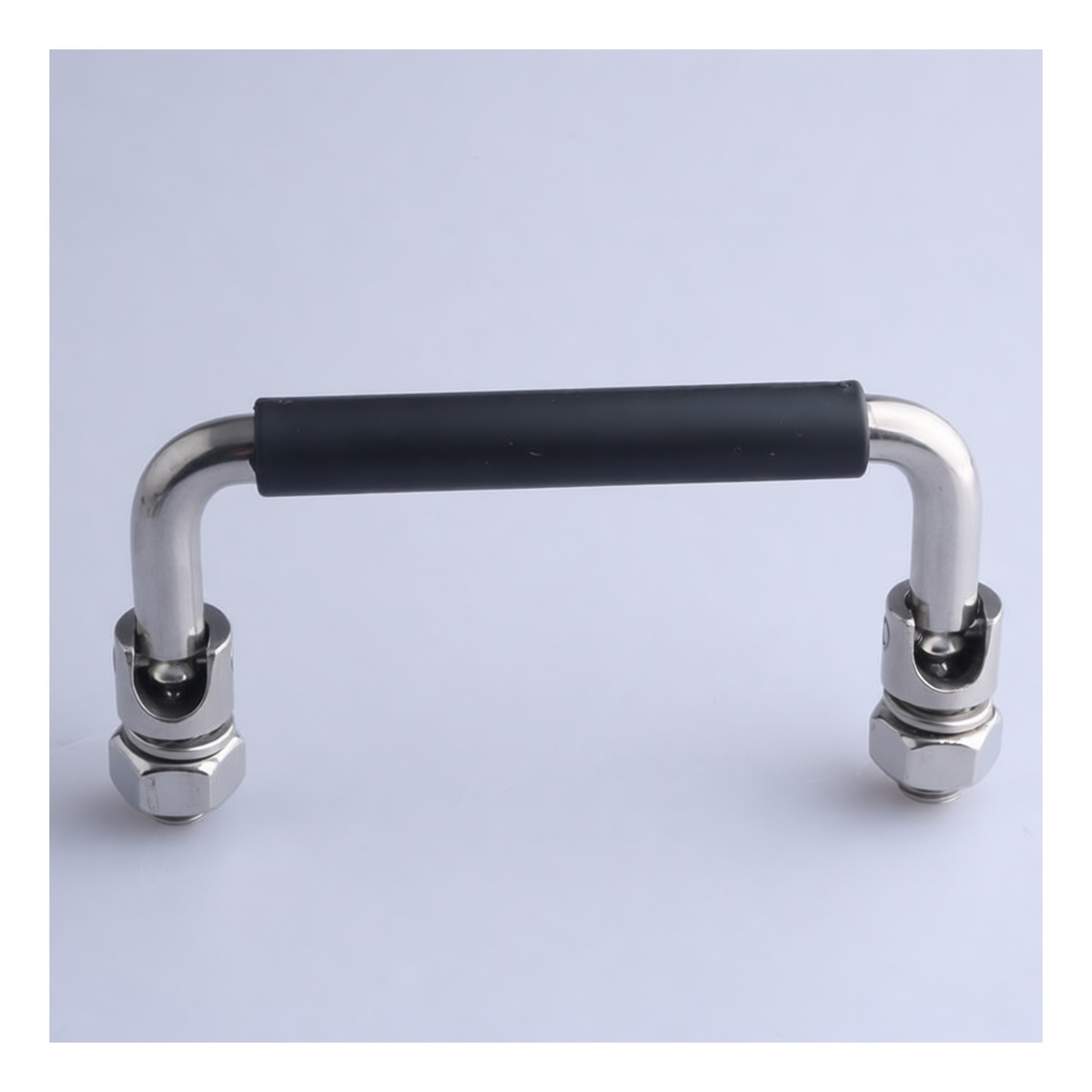 Stainless Steel Rubber-Coated Hand Knob, 4.72 in, 1/4-20 Thread, Pkg Qty 12