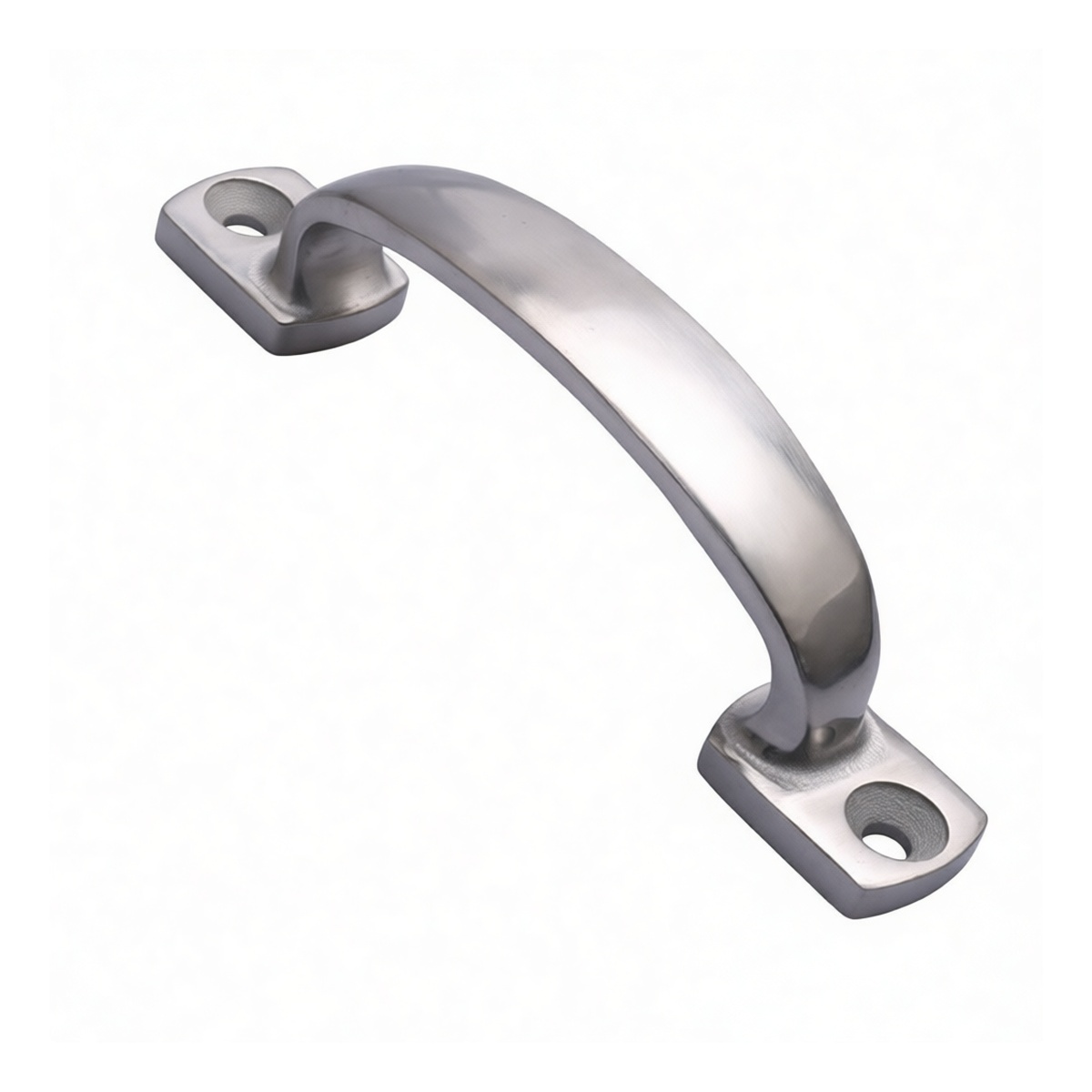 Stainless Steel Hand Knob, 1.5 in Diameter, 1/4-20 Thread, Pkg Qty 12