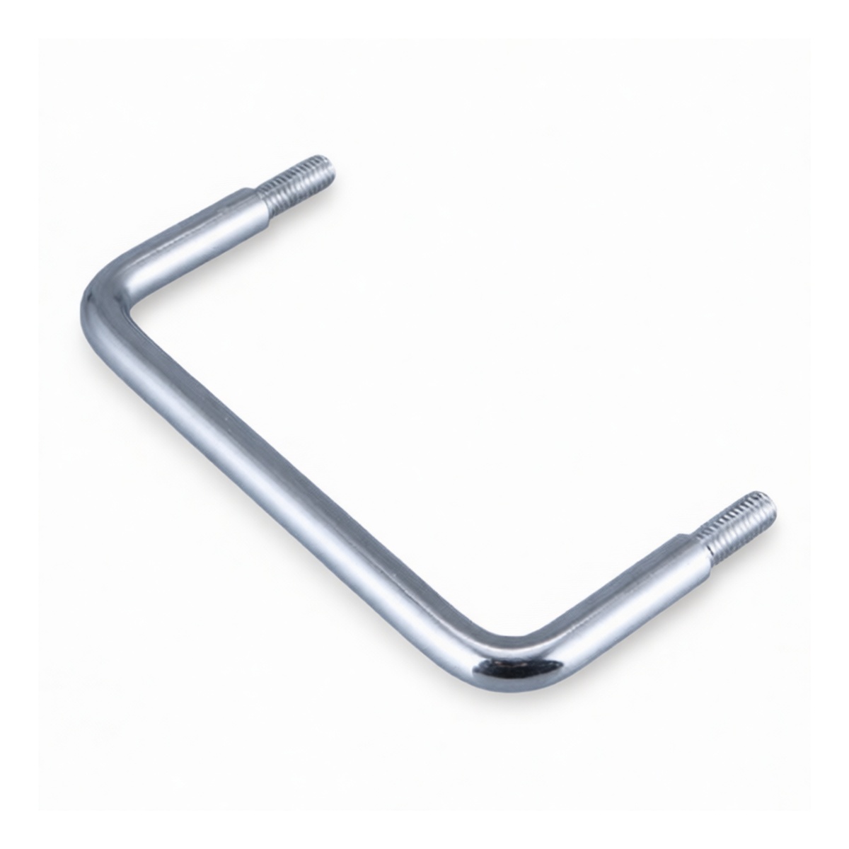 Chrome Plated Metal Hand Knob, 4.72 in, External Thread, Medium Duty, Pkg Qty 50