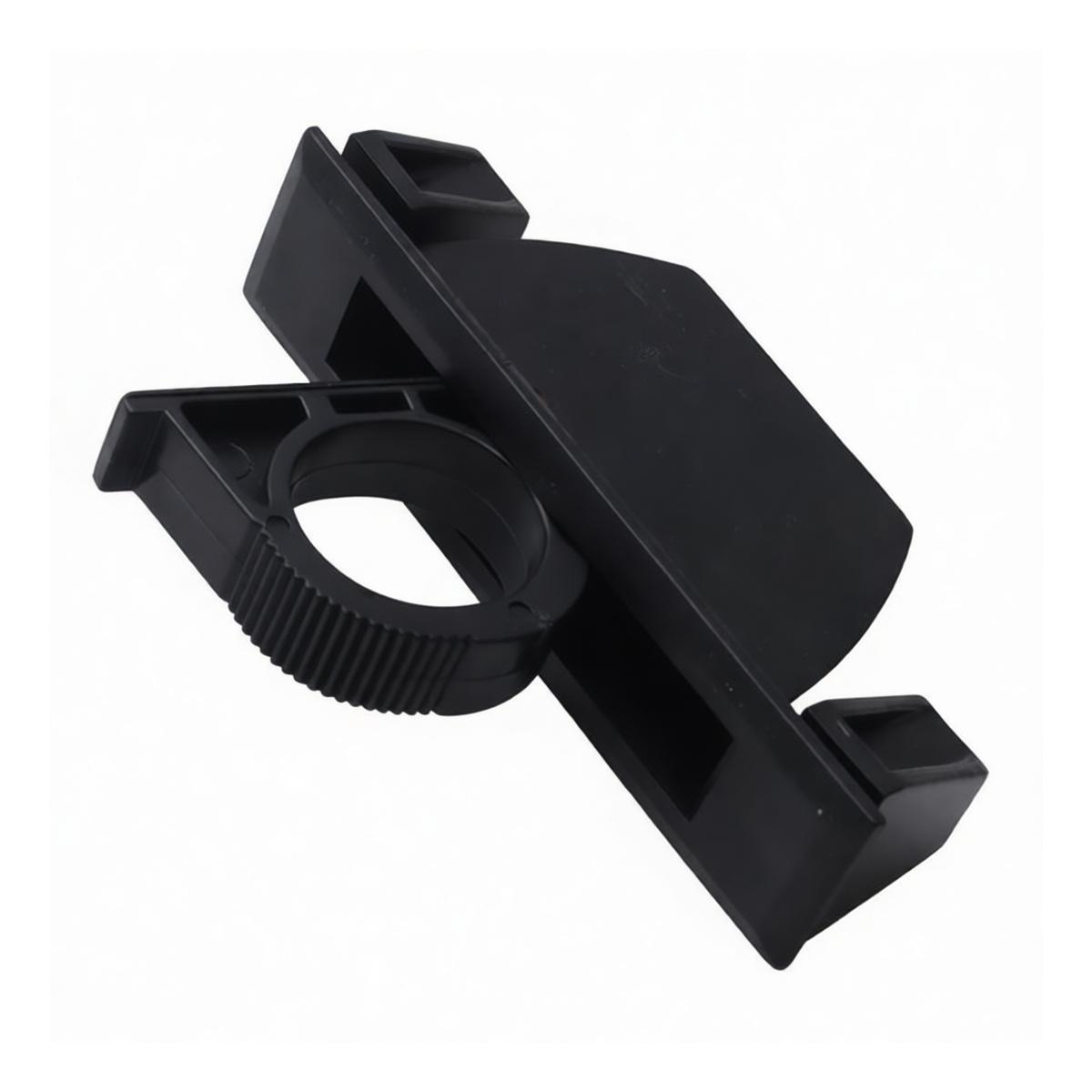 Plastic Black Hand Knob, 3.21 in Diameter, 1/4-20 UNC Thread, Pkg Qty 100