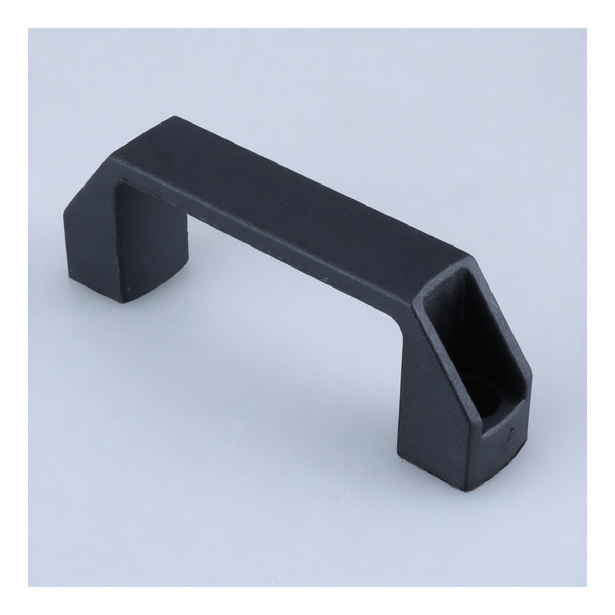 Black Plastic Hand Knob, 1.5 in Diameter, 1/4-20 Thread, Light Duty, Pkg Qty 100