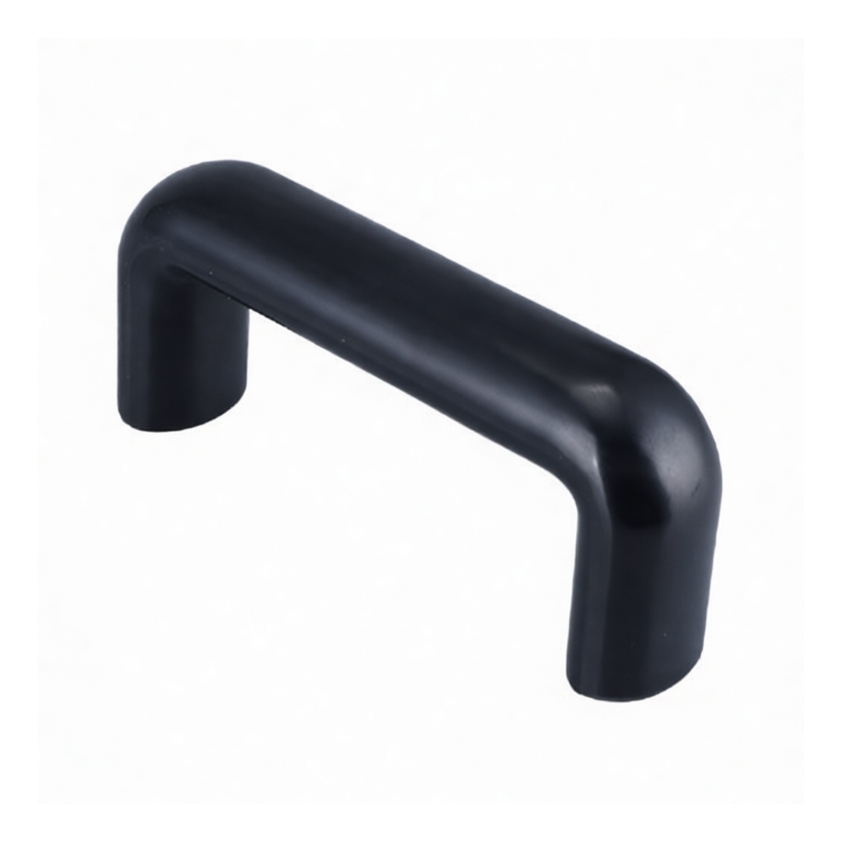 Phenolic Black Hand Knob, 2.5 in Diameter, 1 in Thread, Pkg Qty 12