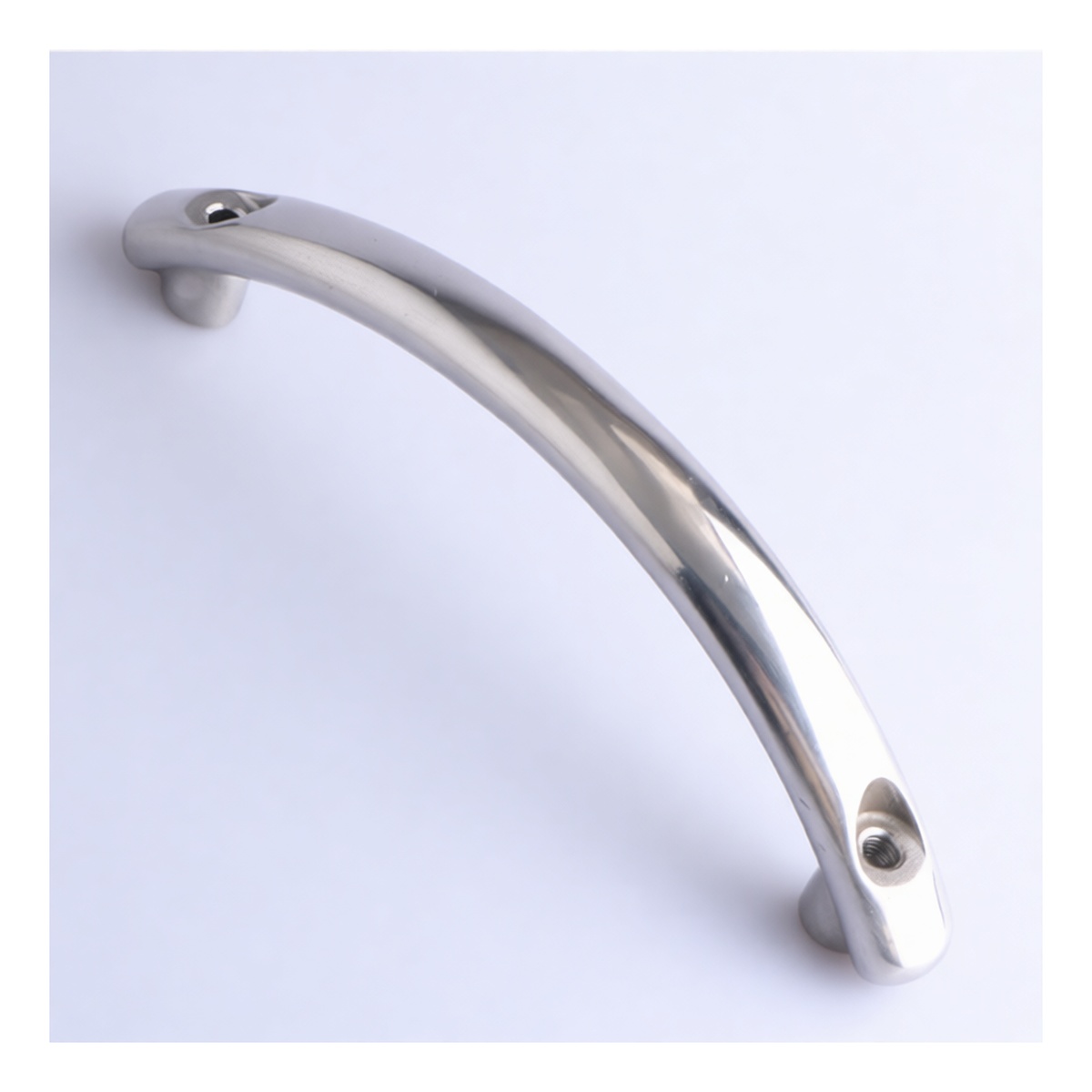 Stainless Steel Hand Knob, 3.94 in Size, 1.5 in Diameter, Pkg Qty 8