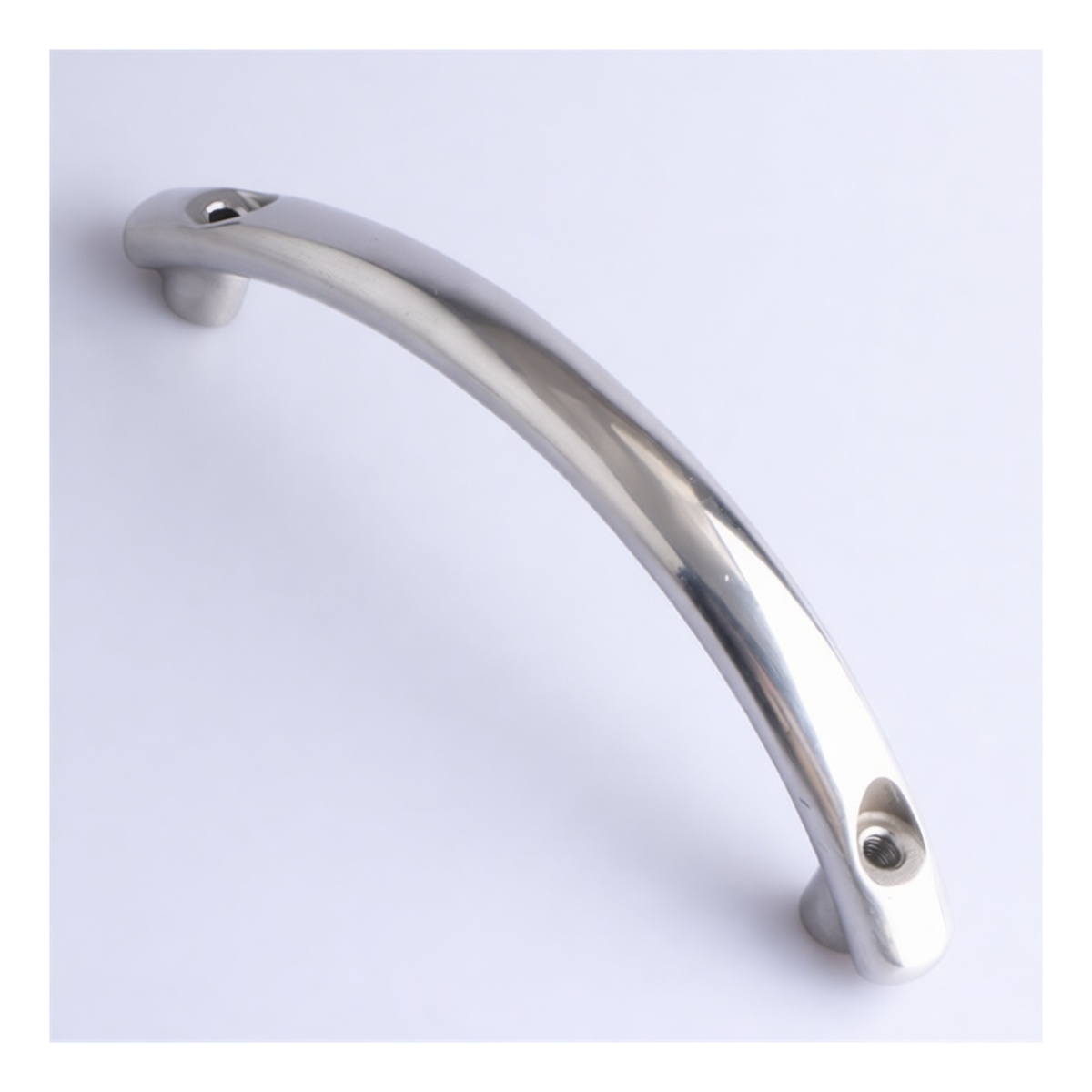 Stainless Steel Hand Knob, 5.91 in Size, 1.97 in Diameter, Pkg Qty 6