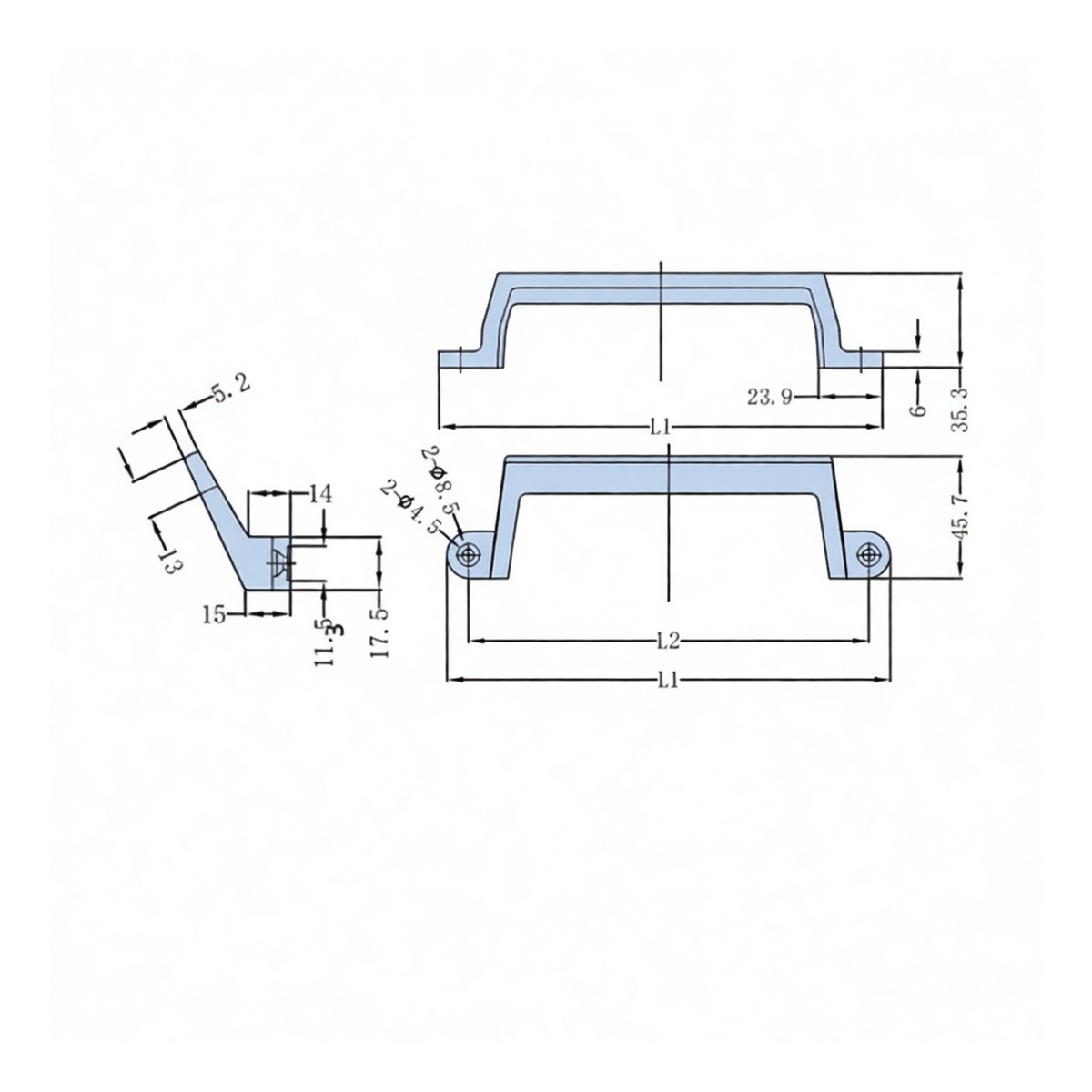Stainless Steel Hand Knob, 3.15 in, Medium Duty, Pkg Qty 12