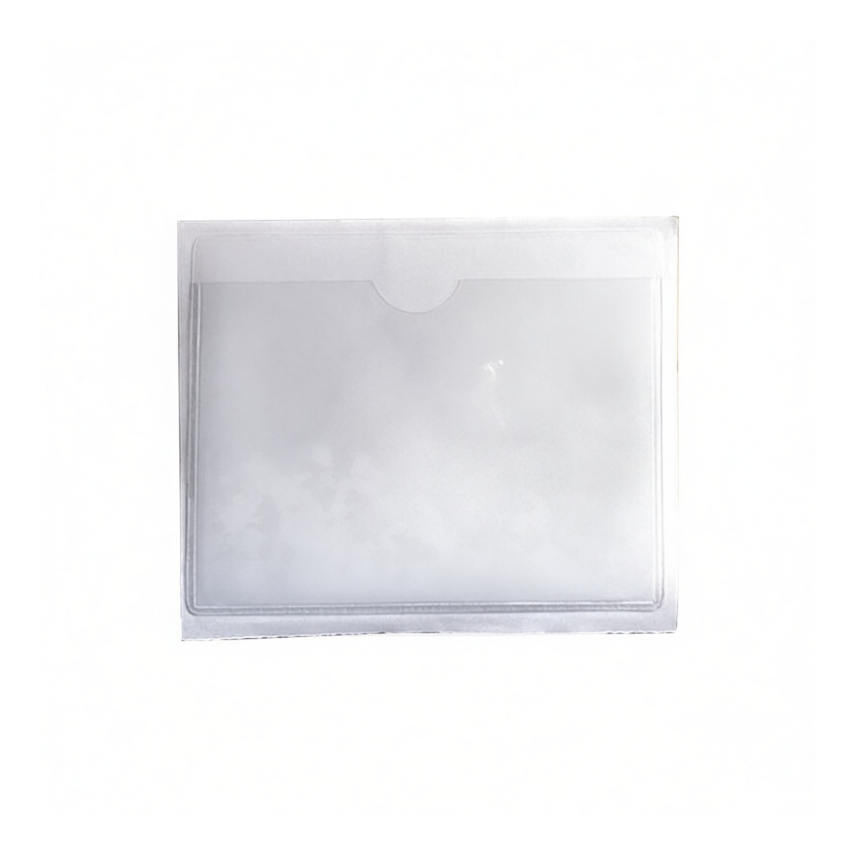 Plastic Label Protection Pouch 4.13x4.13 in 40 mil for Totes, Pkg Qty 100