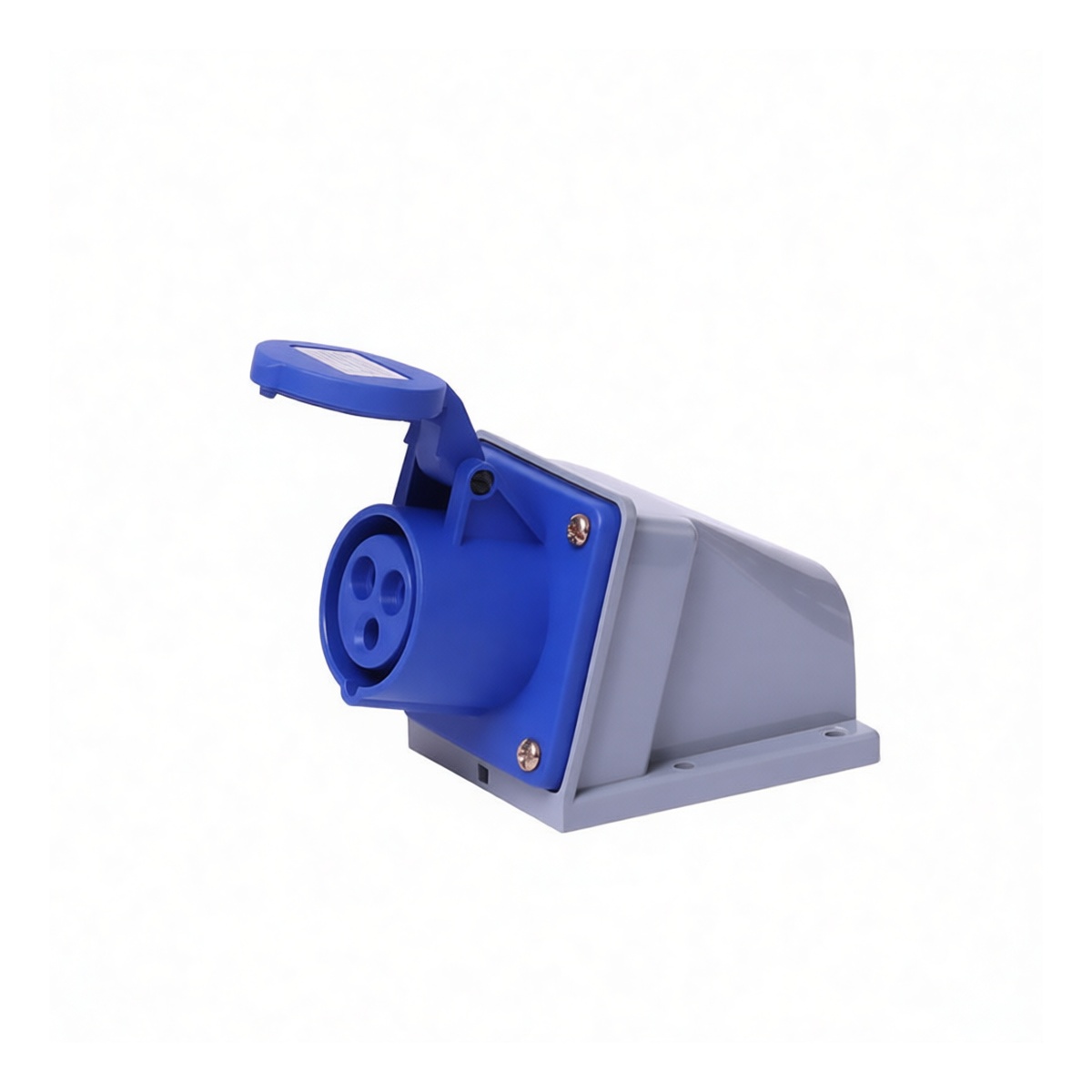 16A 250V Plastic Socket Outlet for Industrial Use, Pkg Qty 20