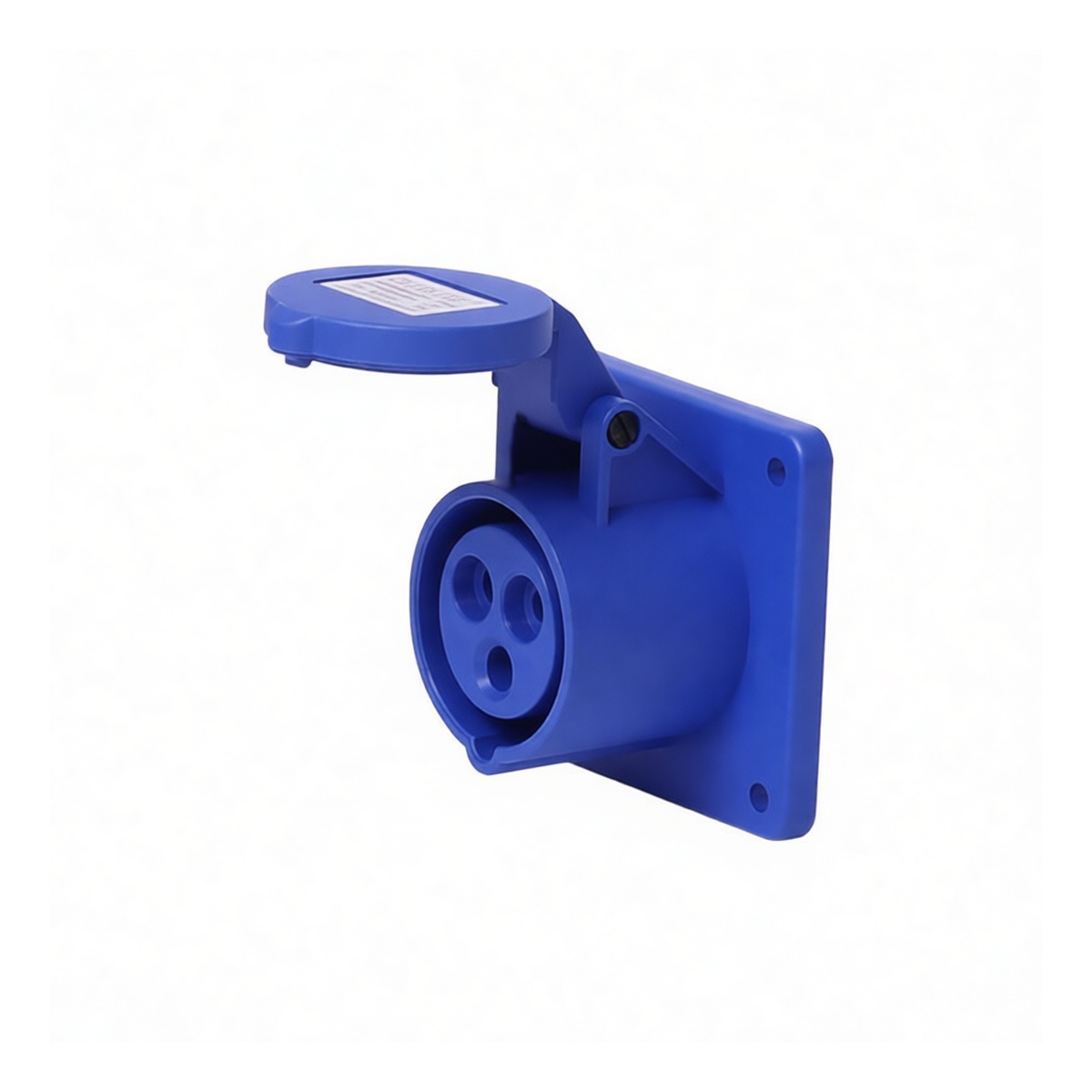 16A 250V Plastic Socket Outlet for Industrial Use, Pkg Qty 20