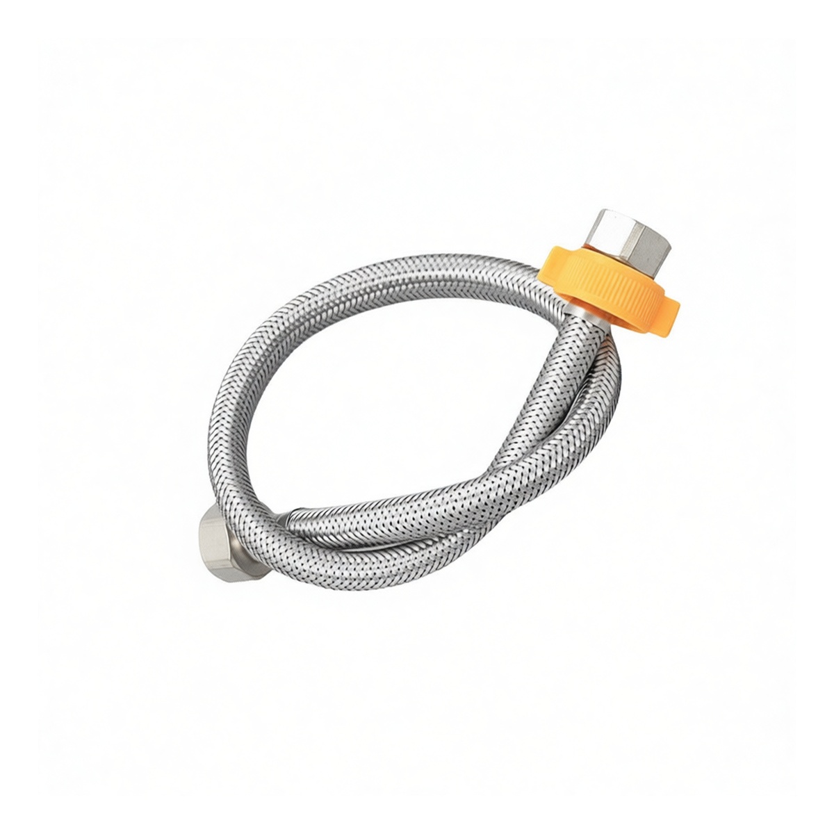 24-Inch Stainless Steel 4-Point Thread Sink Supply Line, Pkg Qty 20